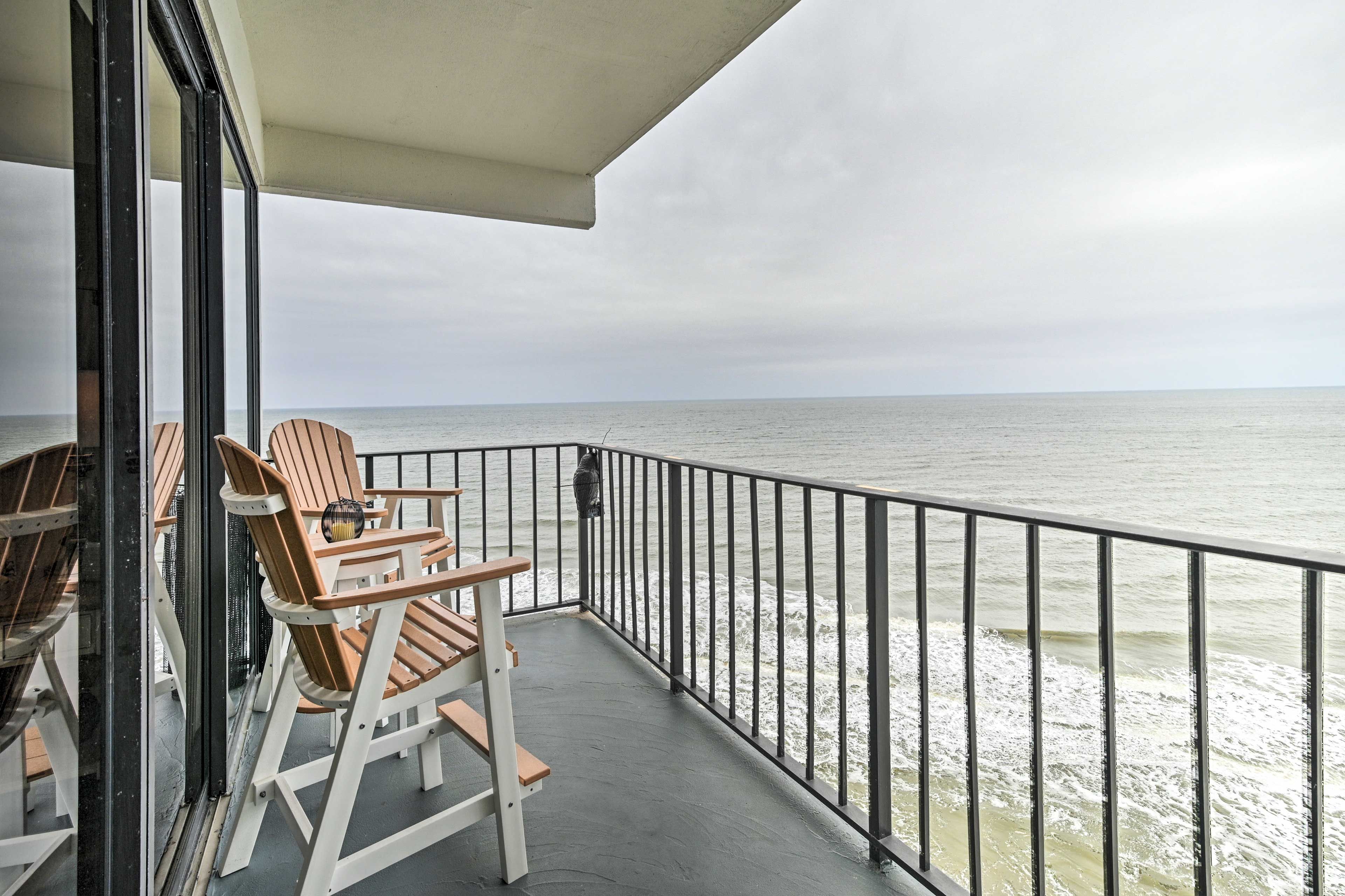 Private Exterior Space | Balcony | Patio Furniture | Ocean View