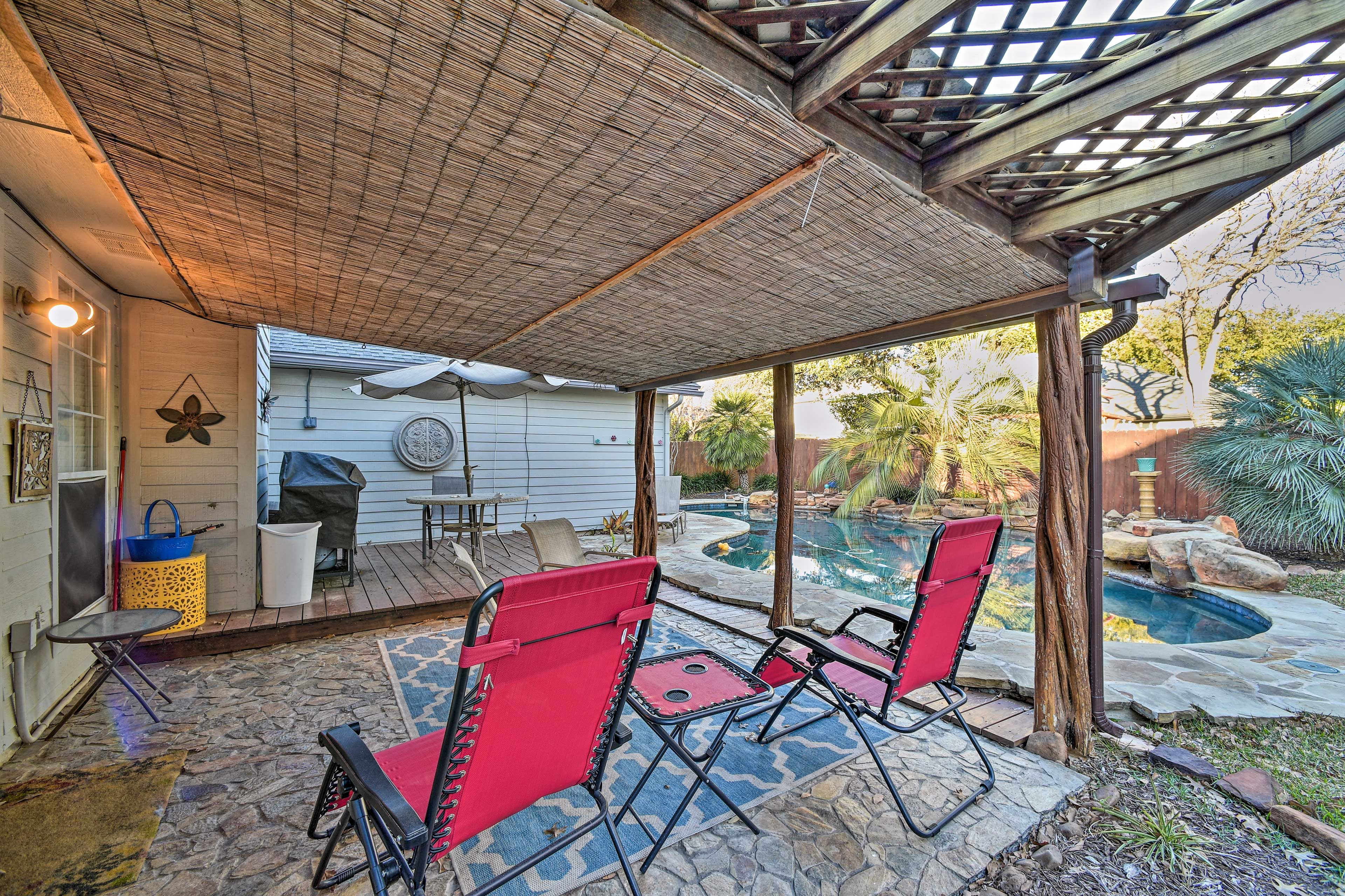 Private Covered Patio