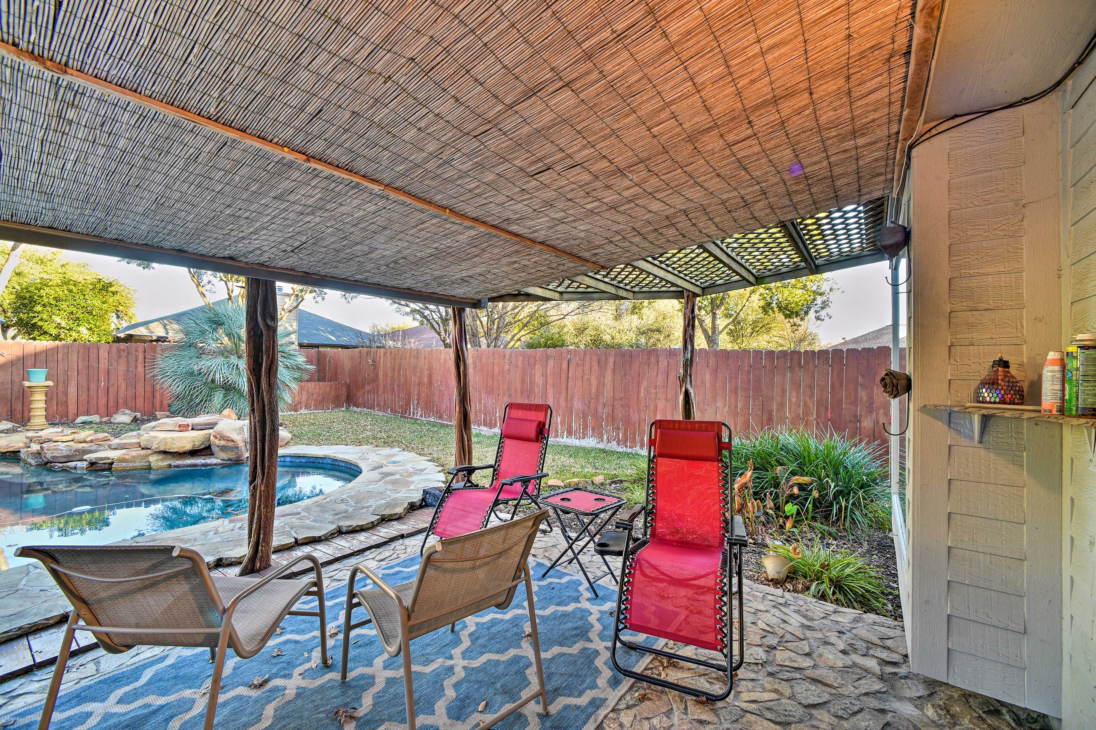 Private Covered Patio | Patio Furniture