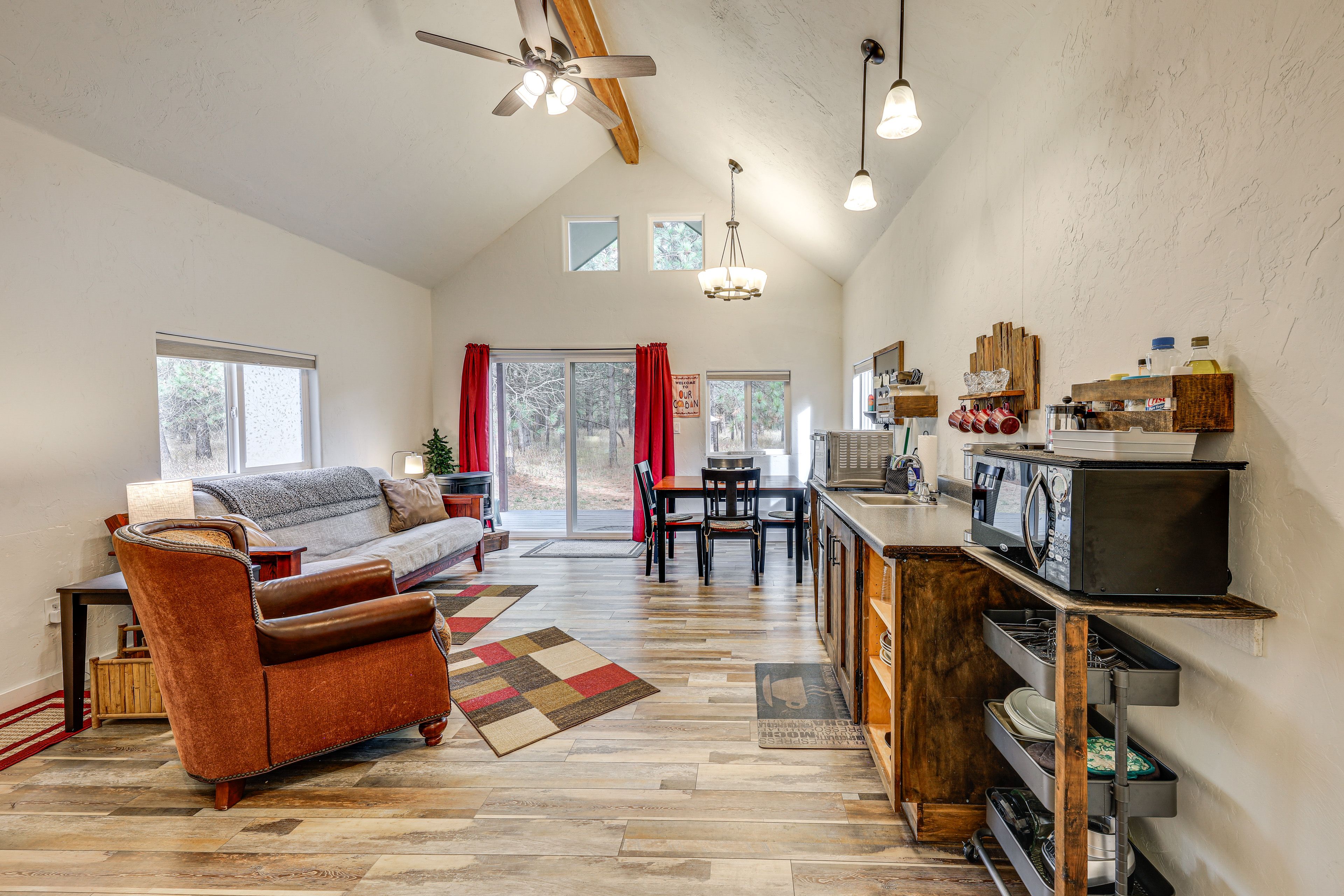 Kalispell Vacation Rental | 1BR | 1BA | 600 Sq Ft | 2 Steps to Access