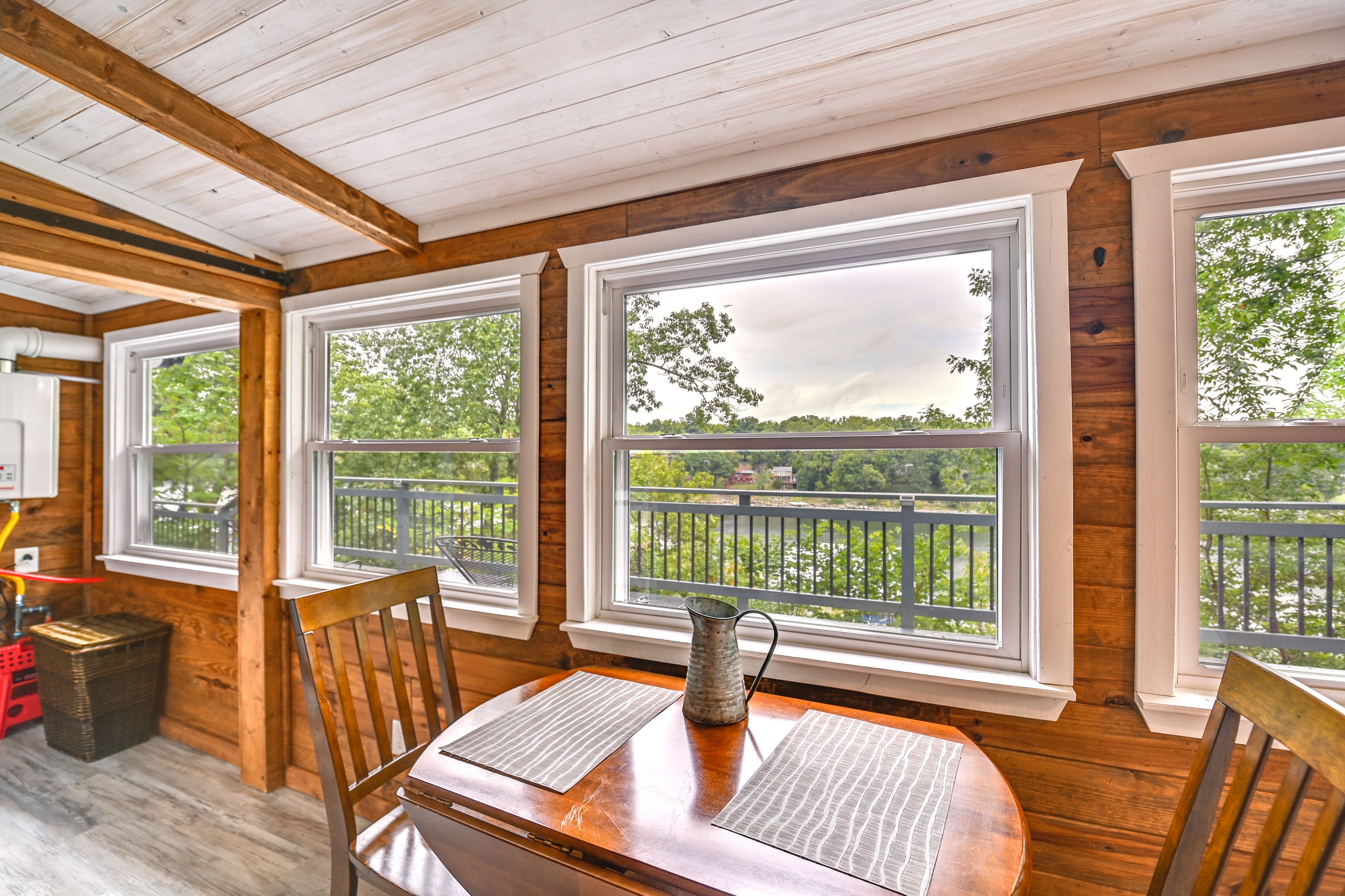 Sunroom | Dining Table | Water Views