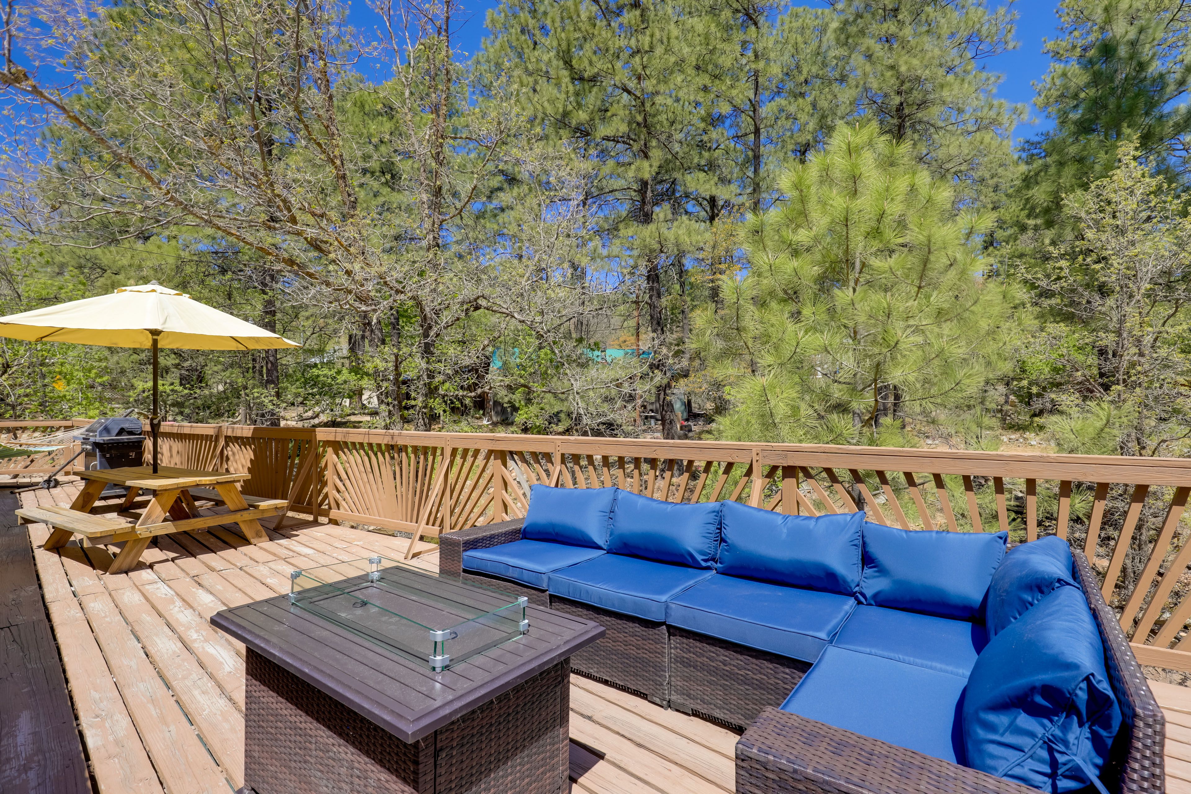 Crown King Vacation Rental | 3BR | 1BA | Stairs Required for Access