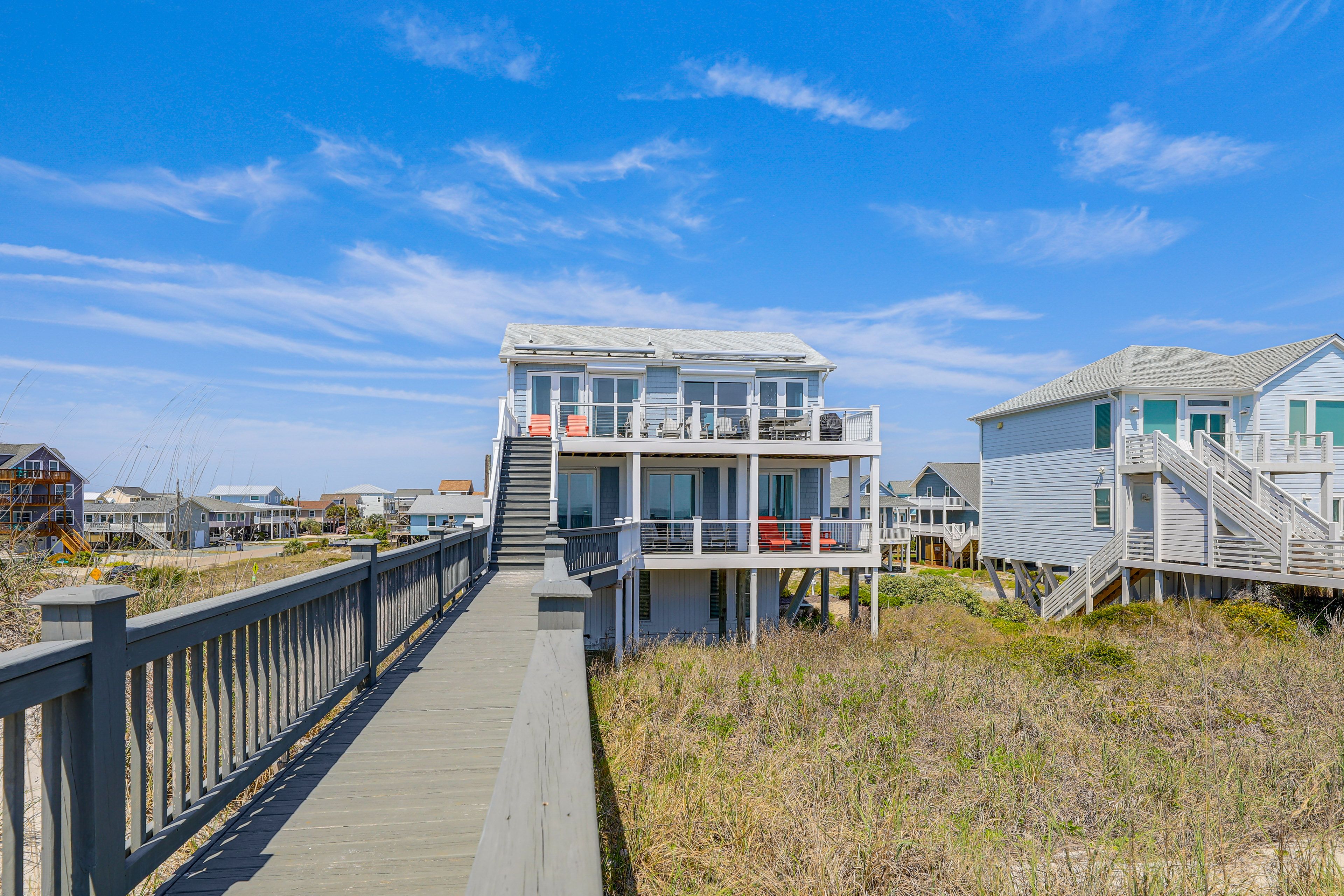 Beachfront | 3-Story Home | Stairs Required