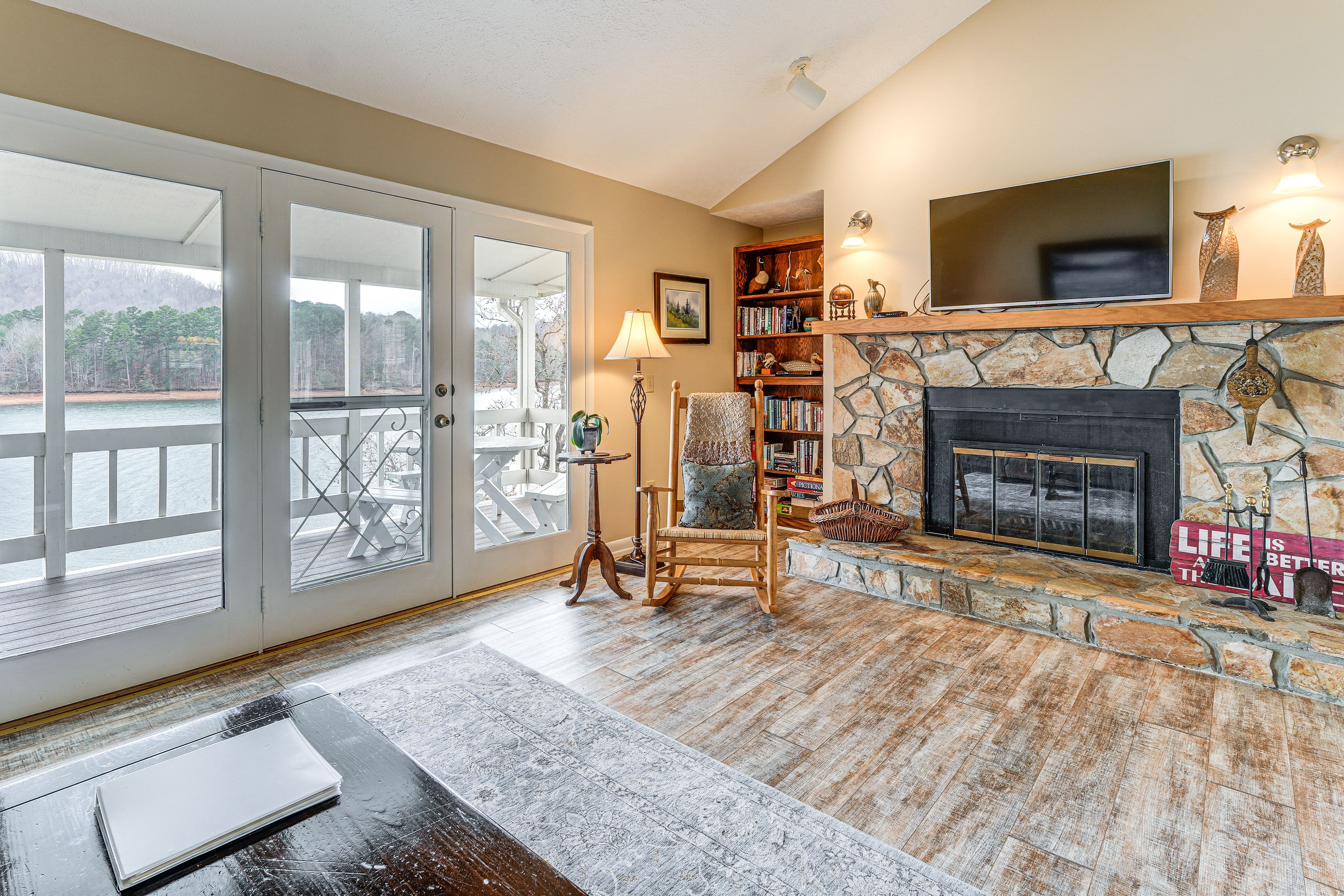 Townhome Interior | Free WiFi | Fireplace (Decorative) | Main Level