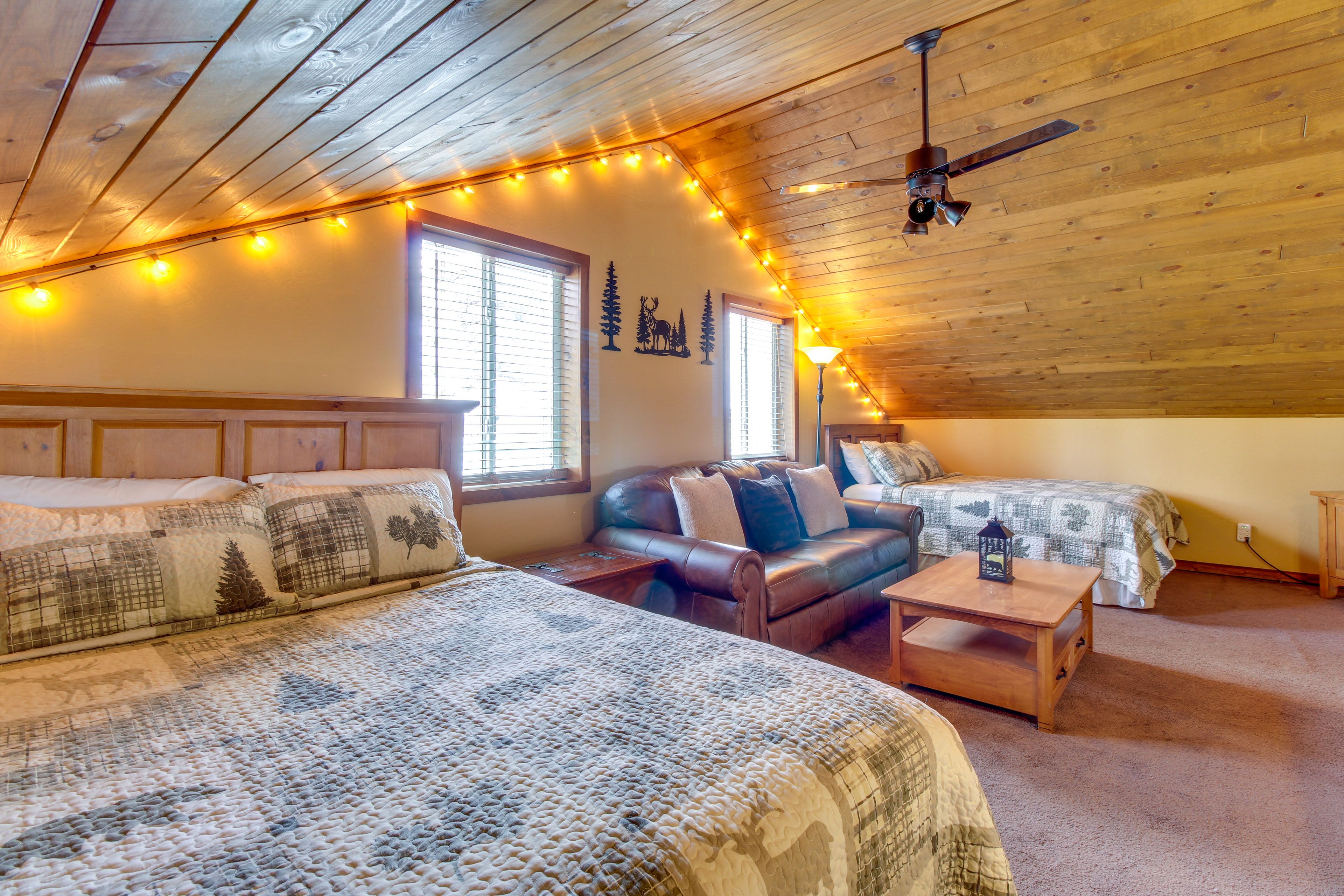 Bedroom 2 (Open Loft) | 2 Queen Beds