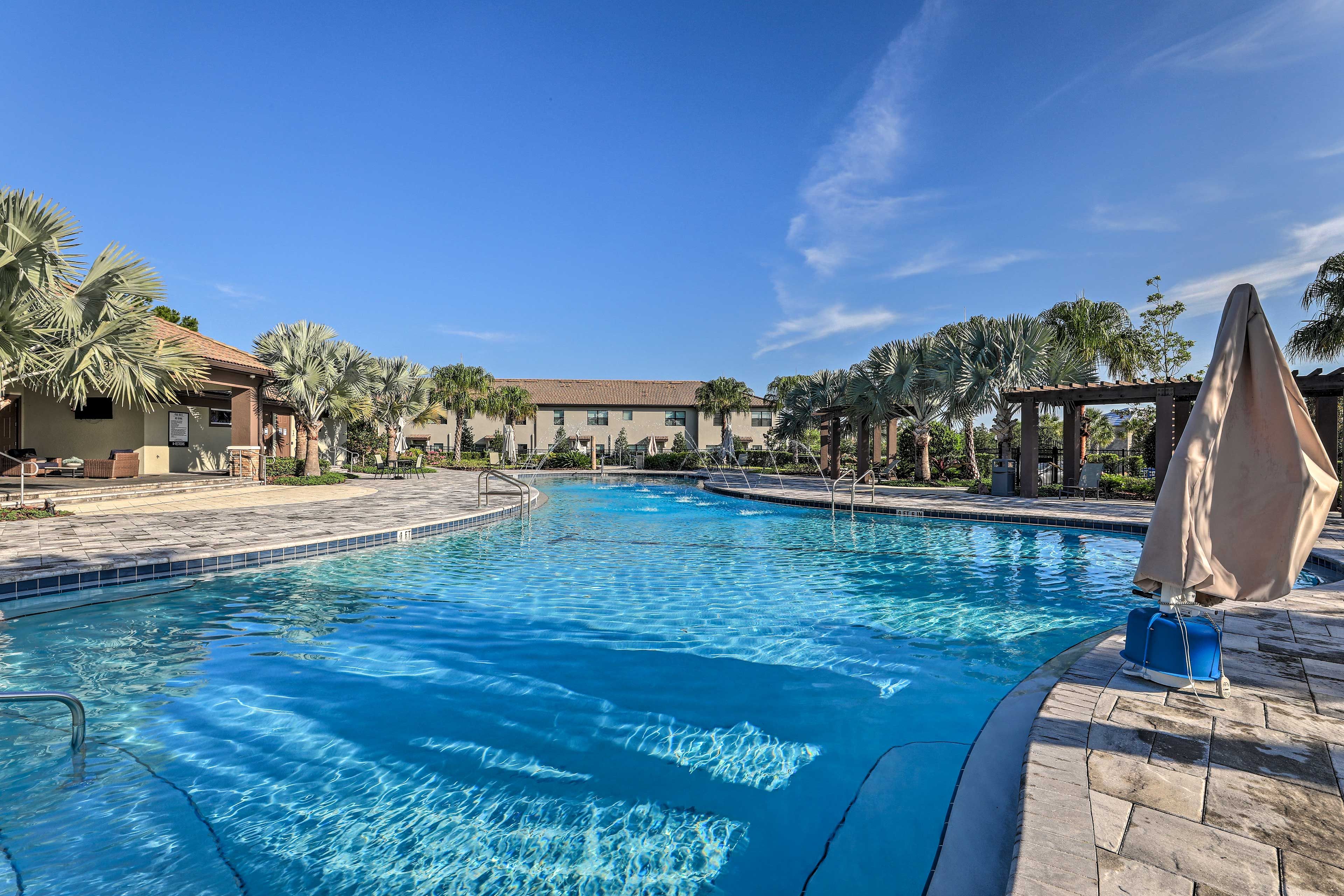 Take the kids to the pool after a day at Disney.