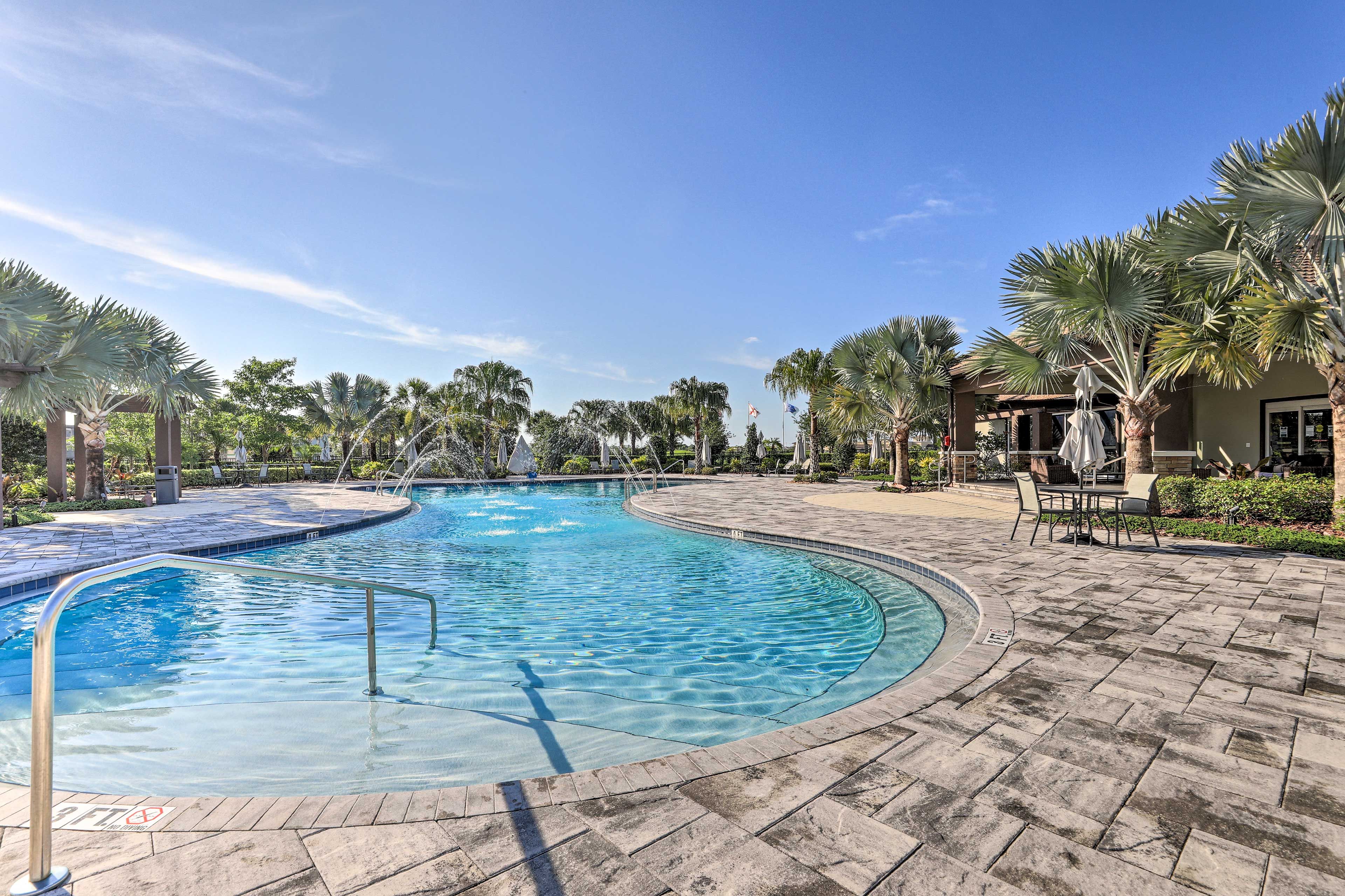 Florida sun will warm you daily.