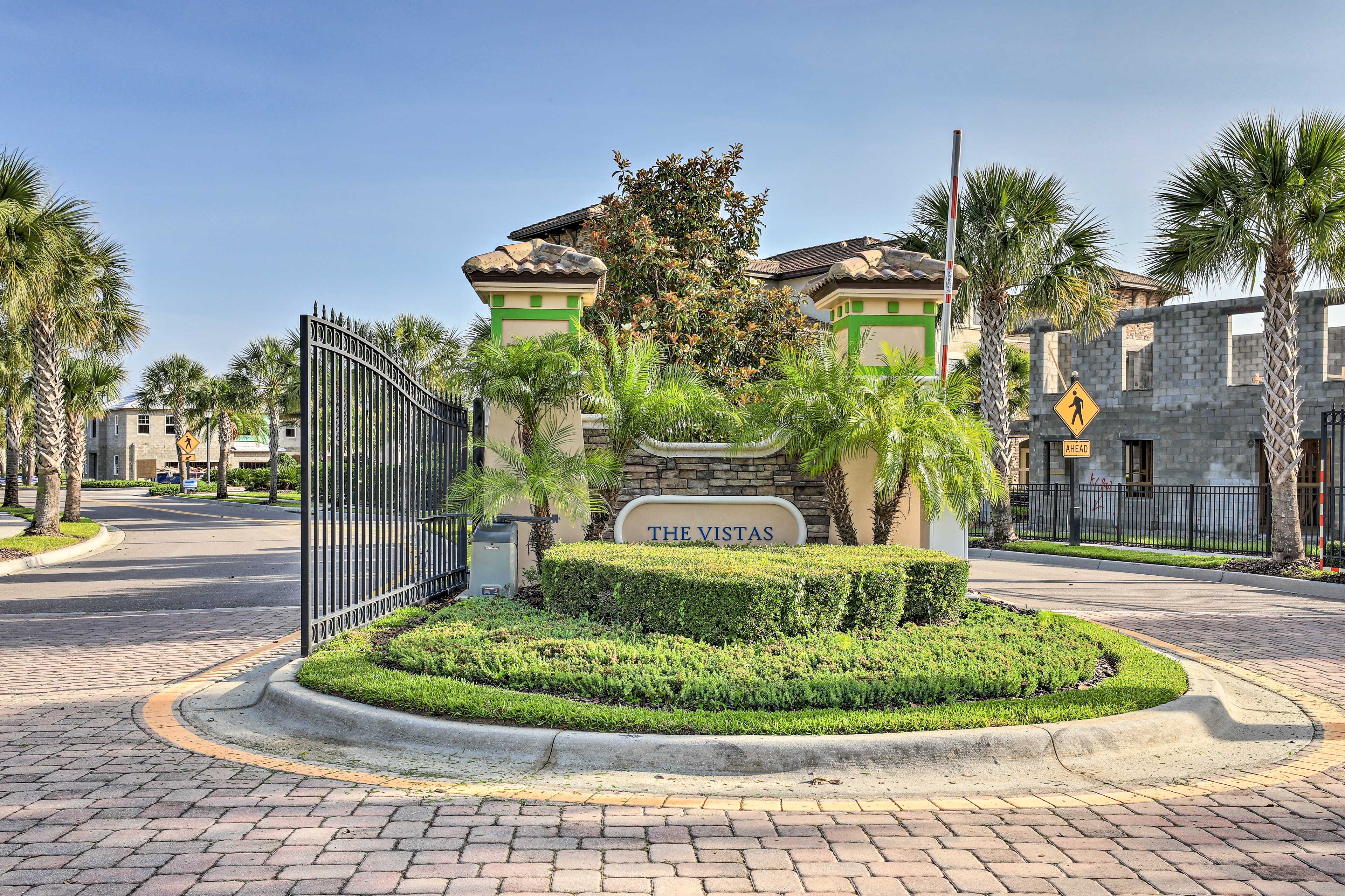 Enjoy the luxuries of gated community living.