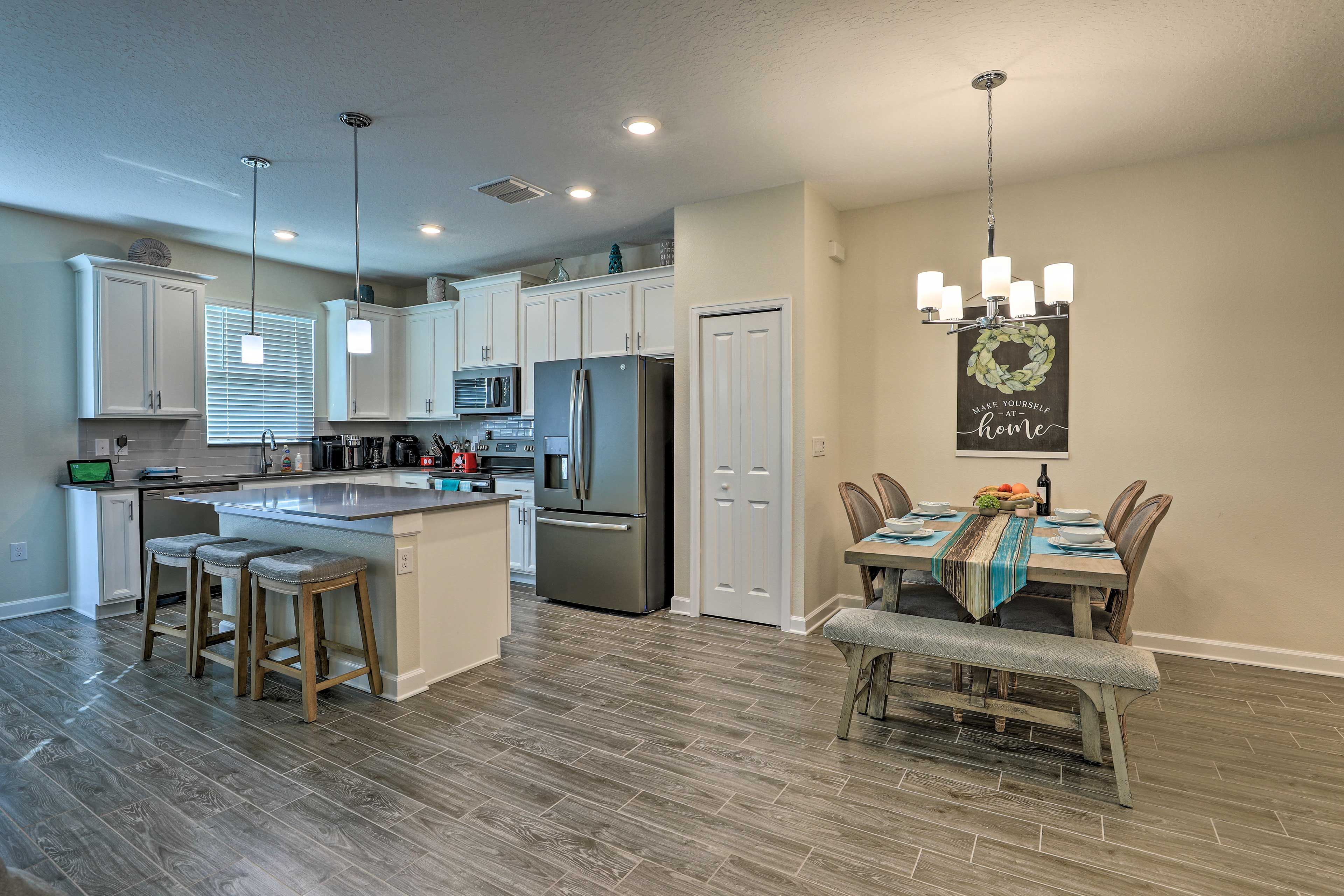 Dine around your very own dining table.