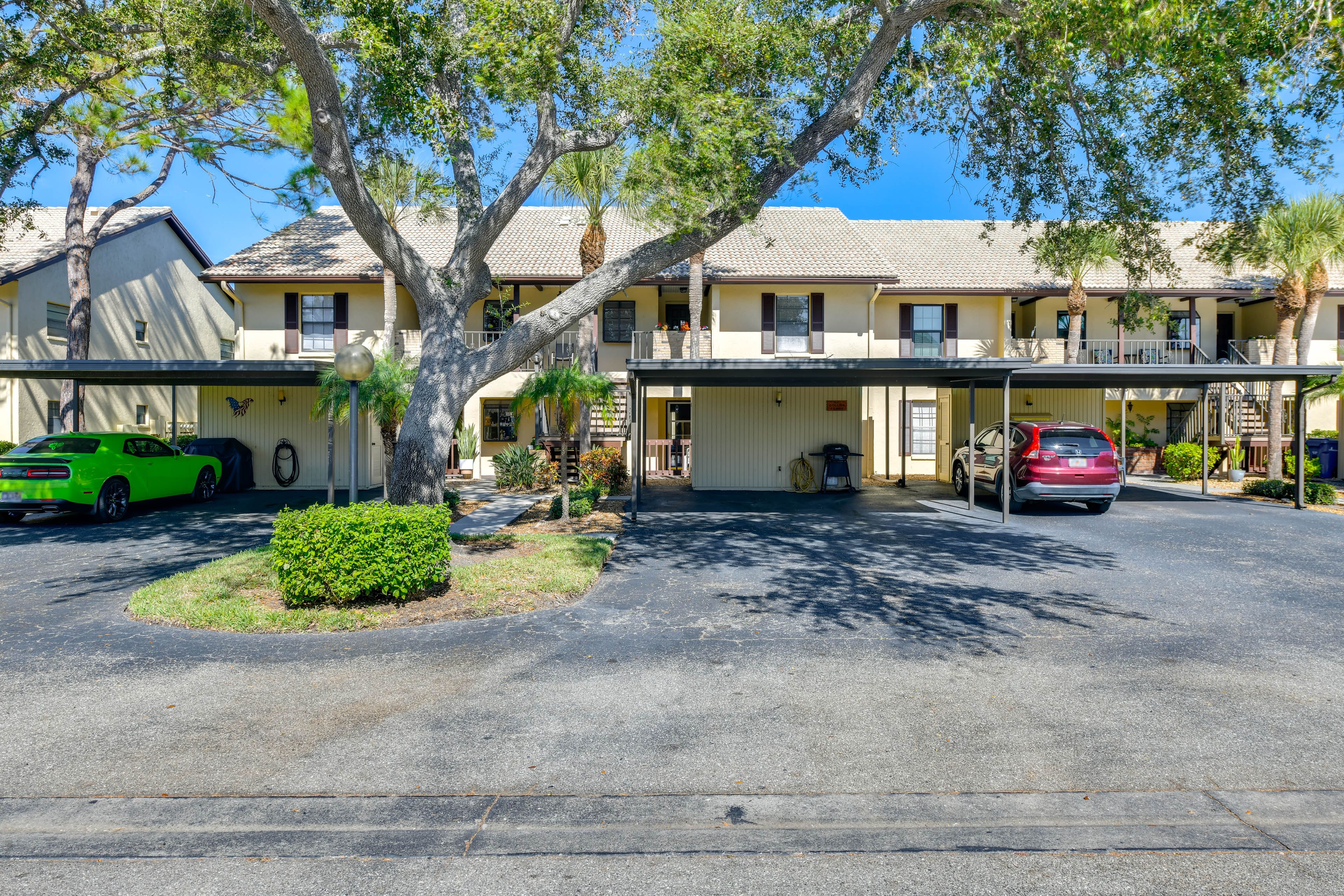 Condo Exterior | Parking | Designated Space (1 Vehicle)