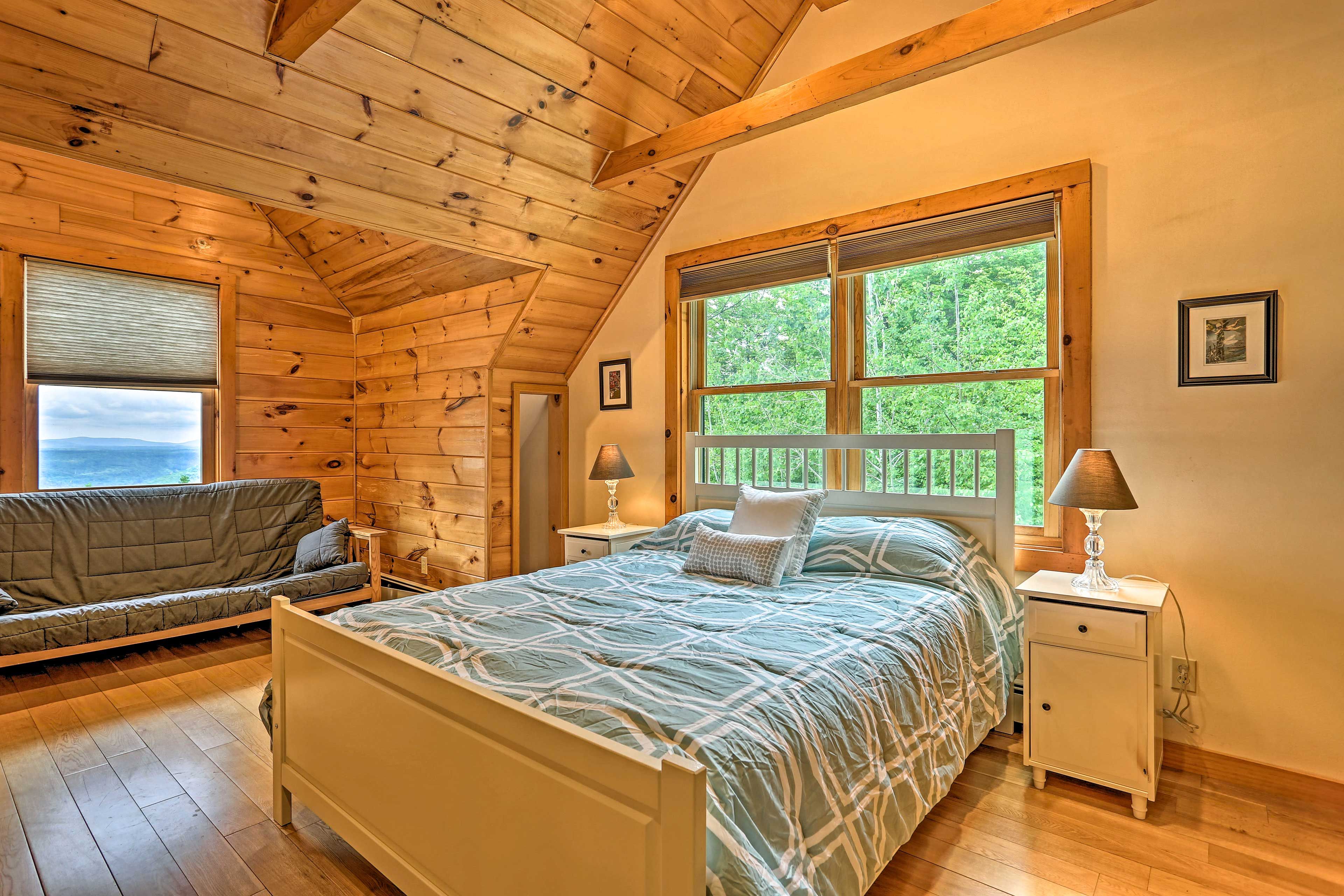 Bedroom 1 | Queen Bed | Toddler Bed | Futon