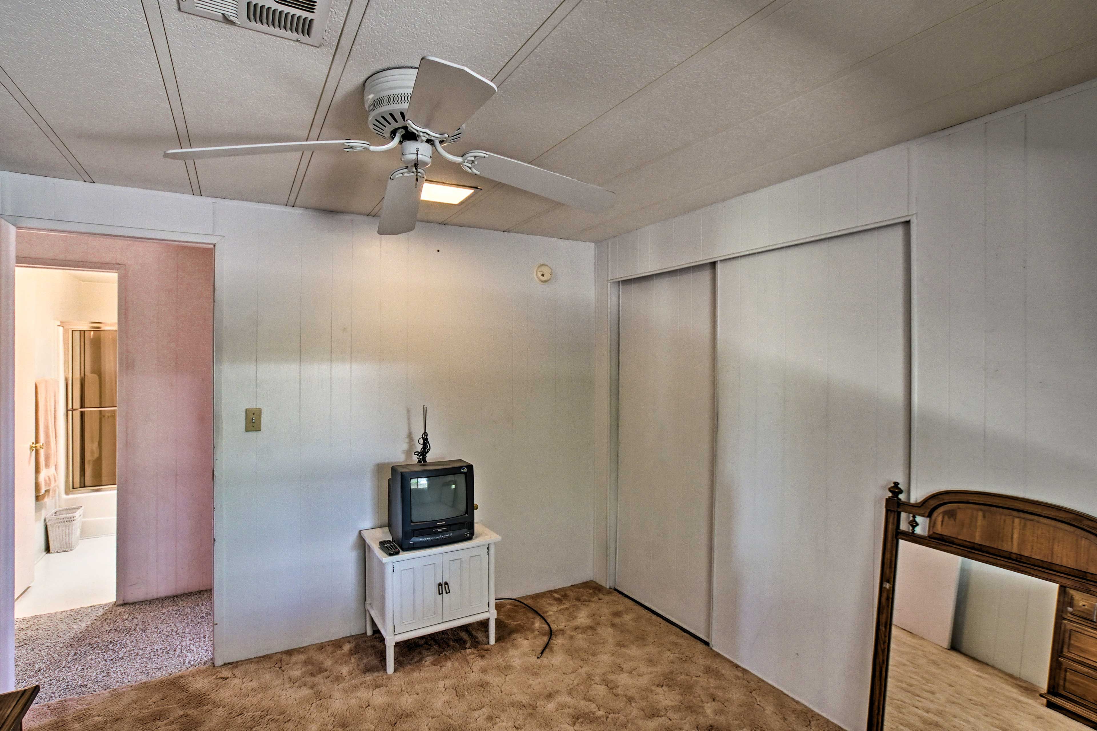 Sit in the second bedroom and watch an old movie on the TV!