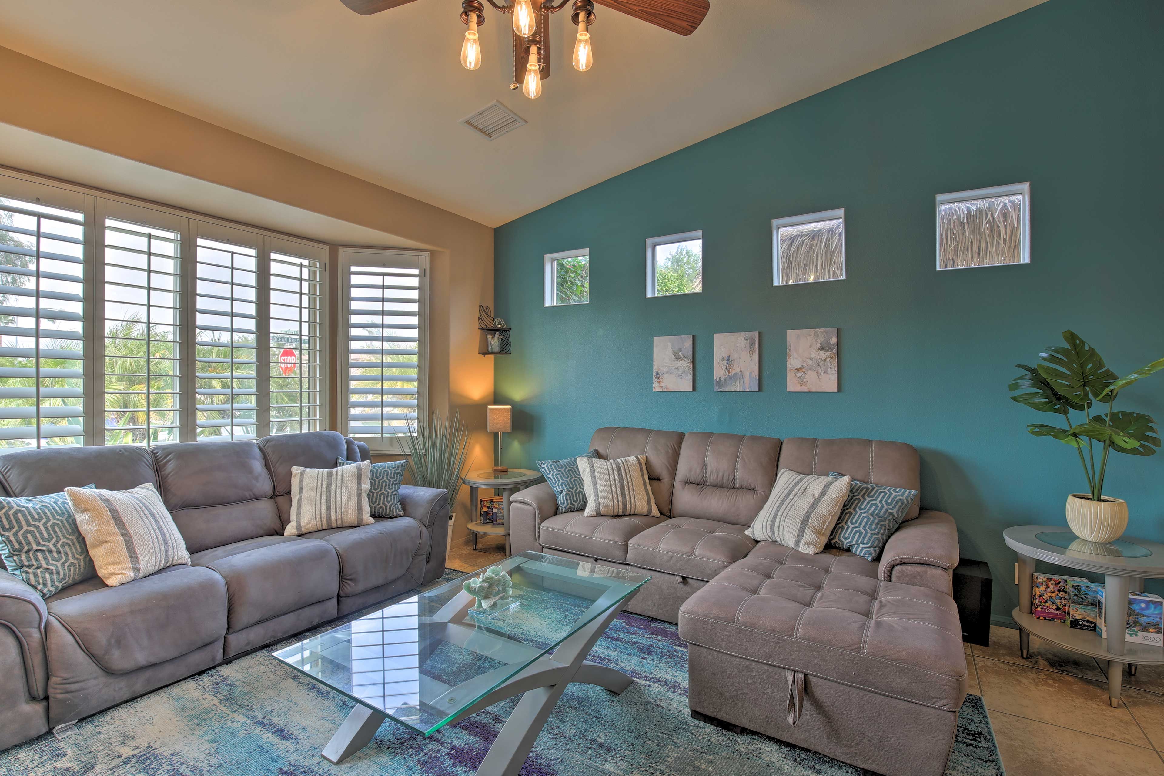 Inside, you'll find a newly renovated interior & stylish decor.