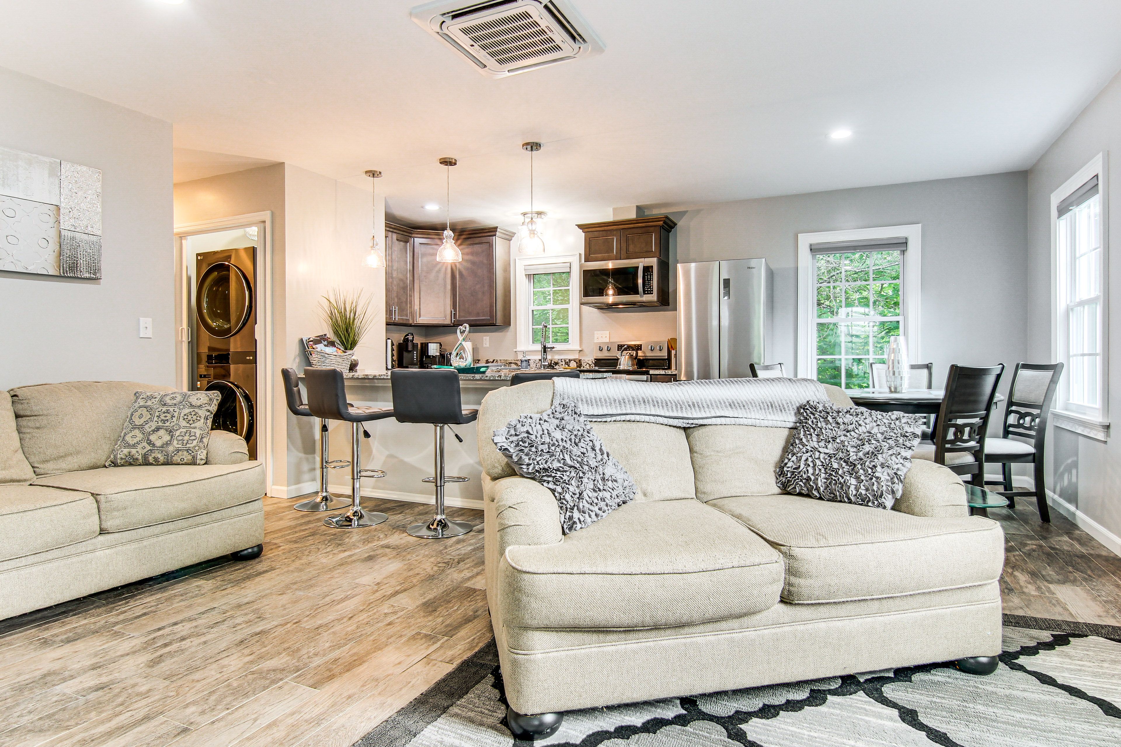 Weaverville Vacation Rental | 2BR | 1BA | Step-Free Access | 680 Sq Ft