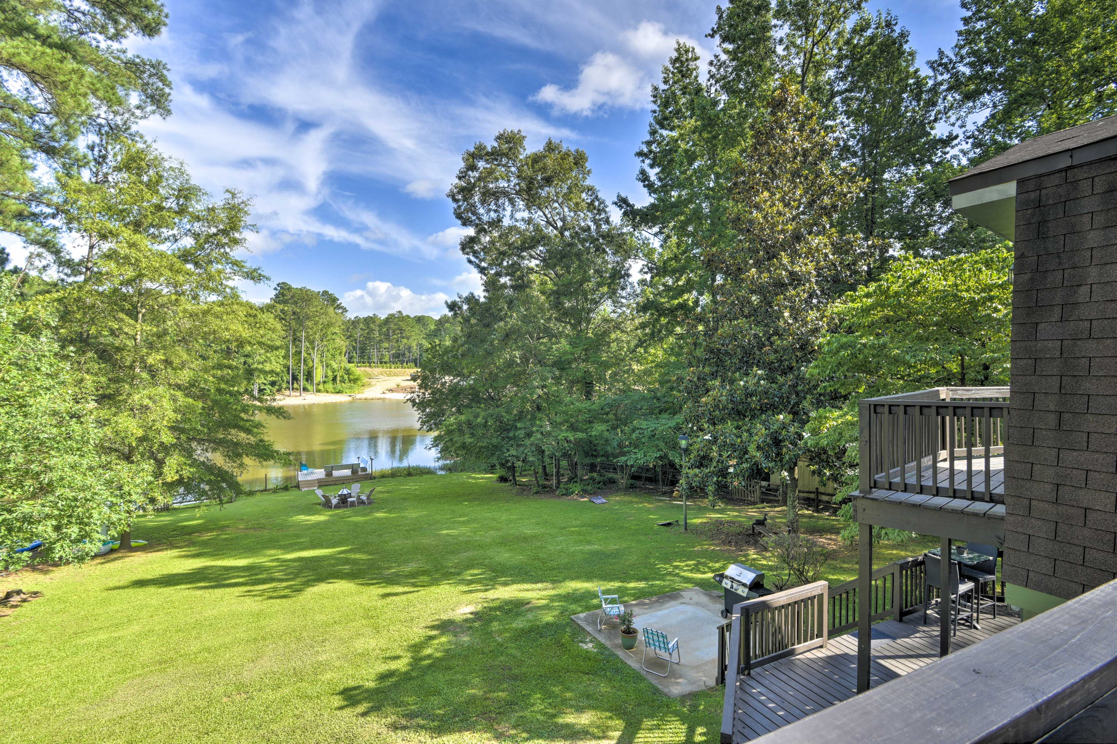 Host a barbecue and enjoy the views!
