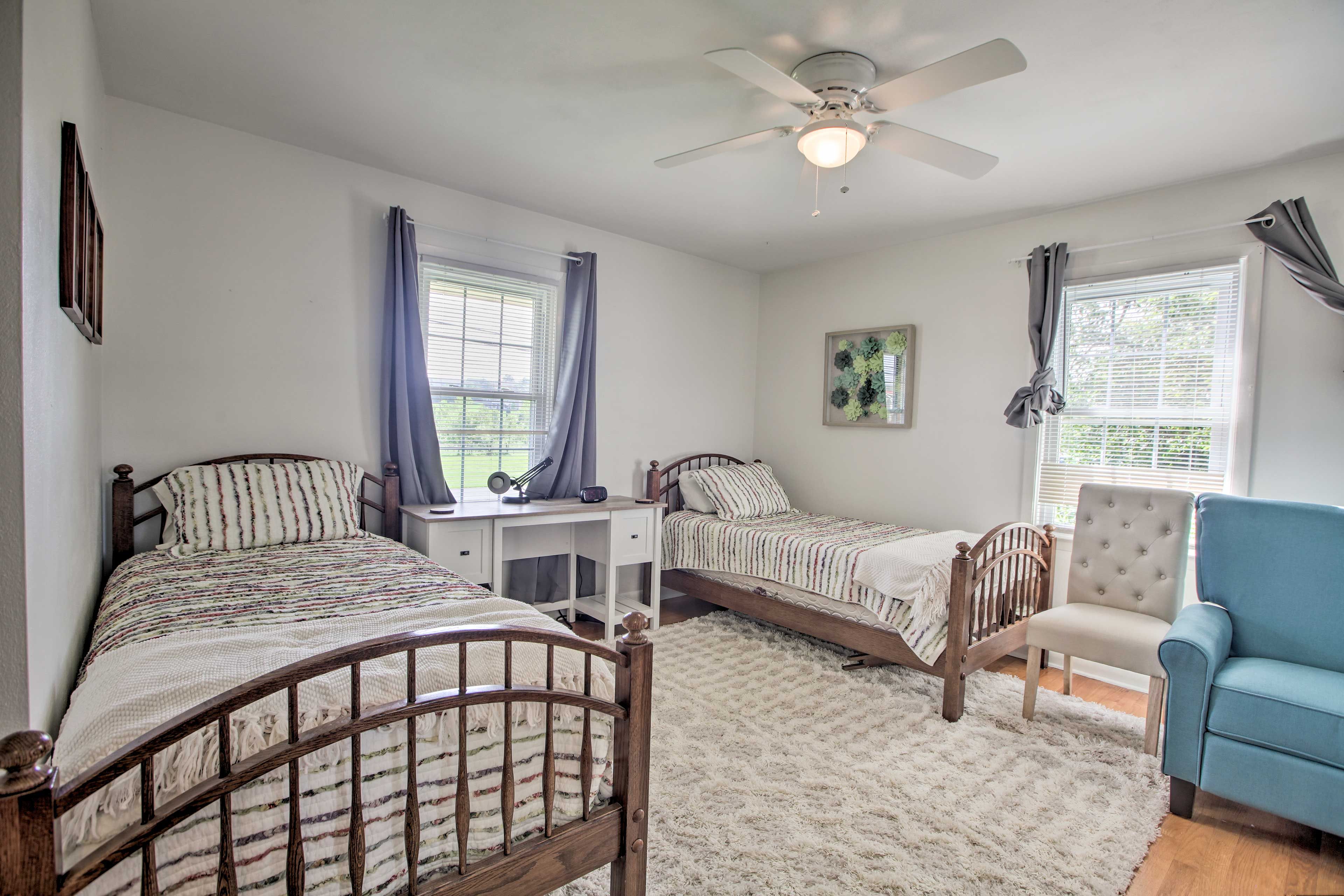 Bedroom 4 | 2 Twin Beds | 1st Floor