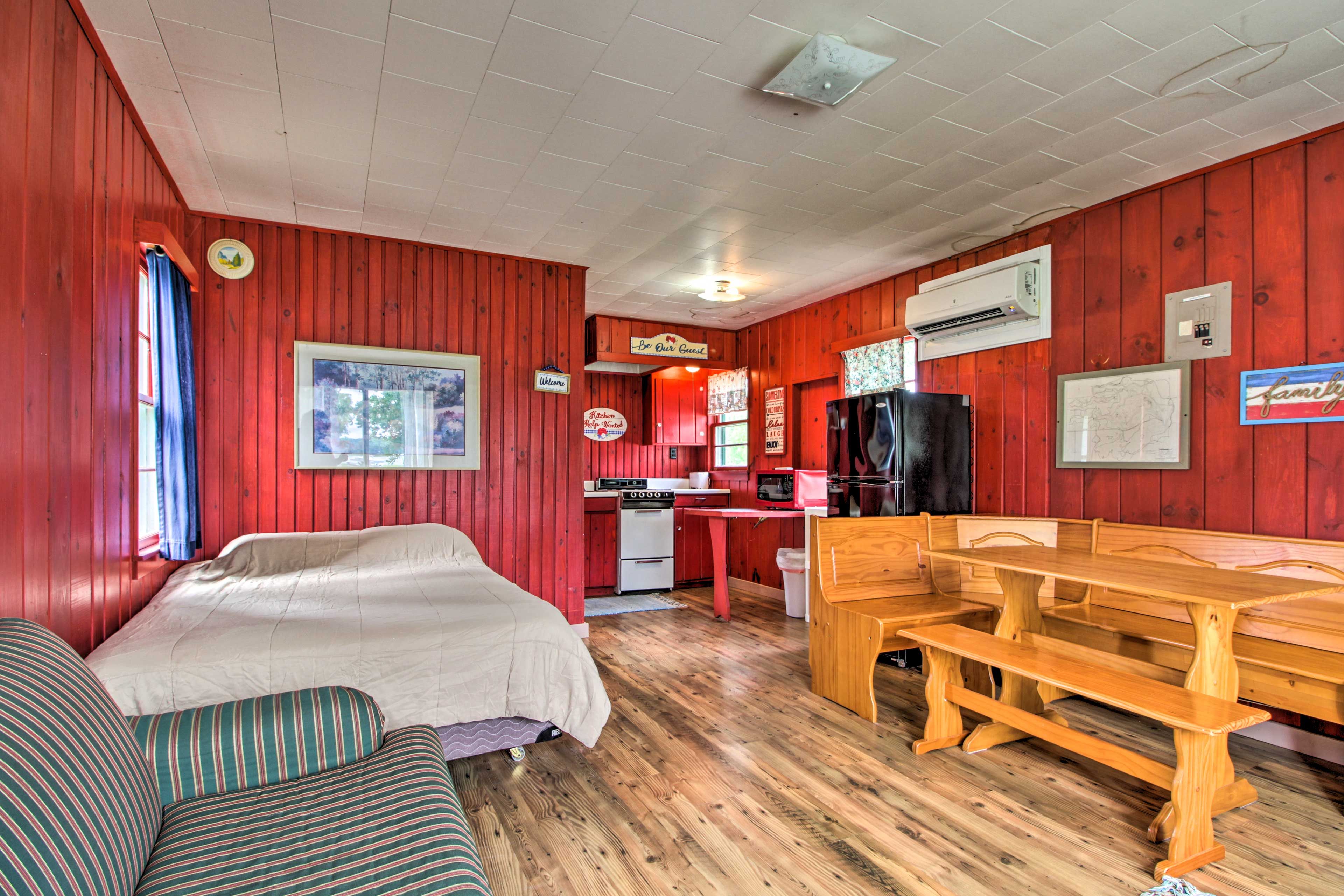 Dent Vacation Rental | 1BR | 1BA | 600 Sq Ft | Steps to Enter