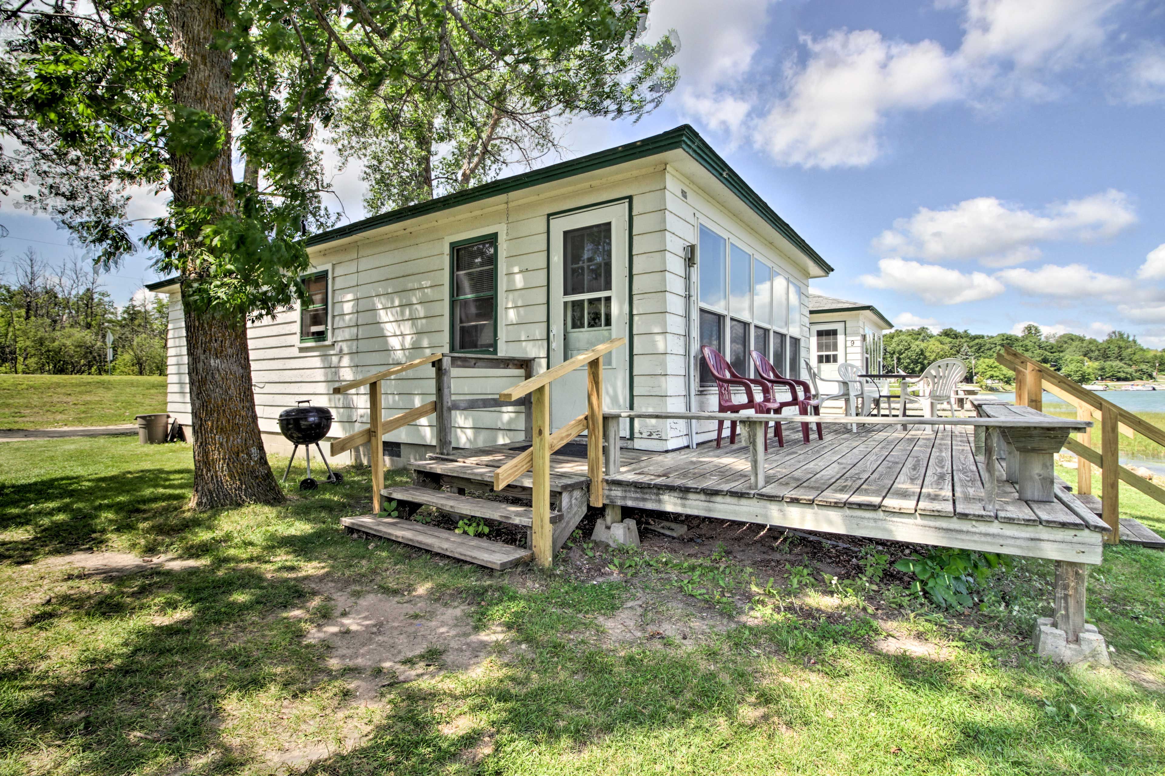 Dent Vacation Rental | 2BR | 1BA | 720 Sq Ft | Steps to Enter