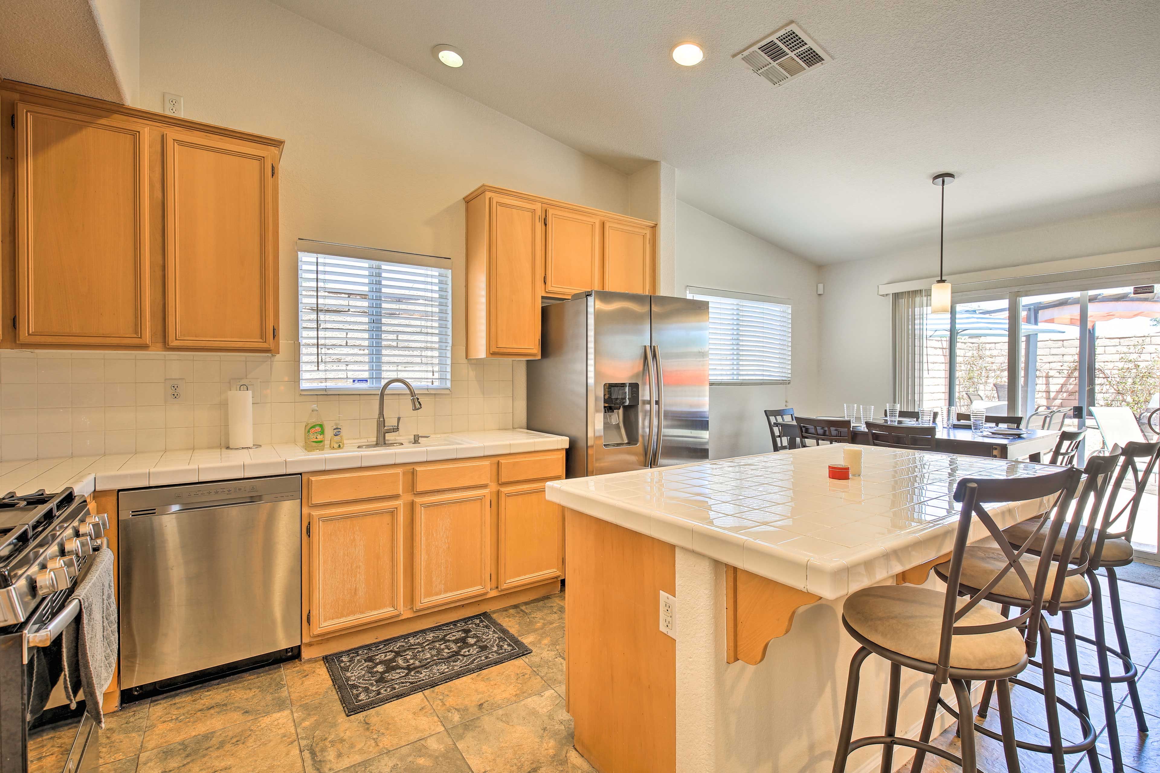 Kitchen | Fully Equipped | Stainless Steel Appliances