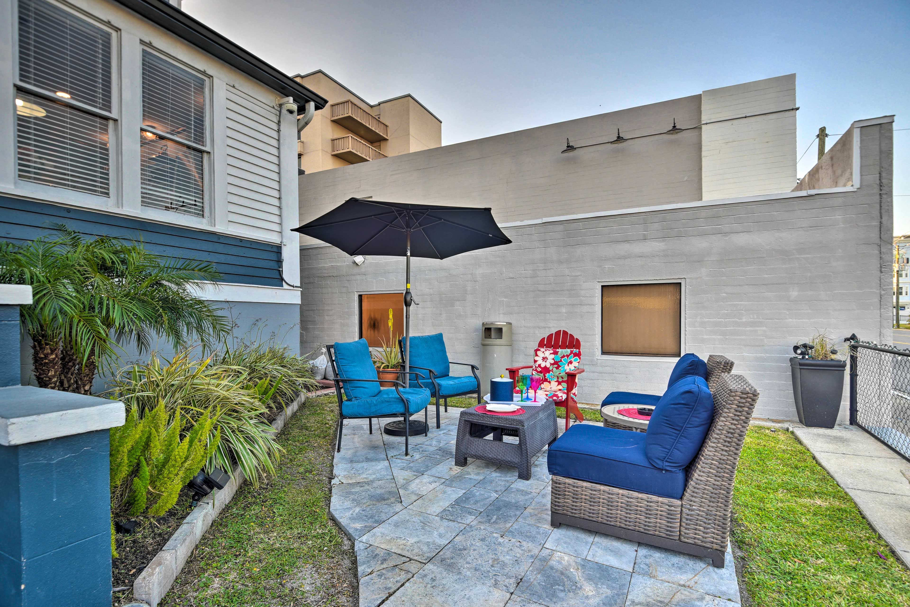 Shared Front Patio