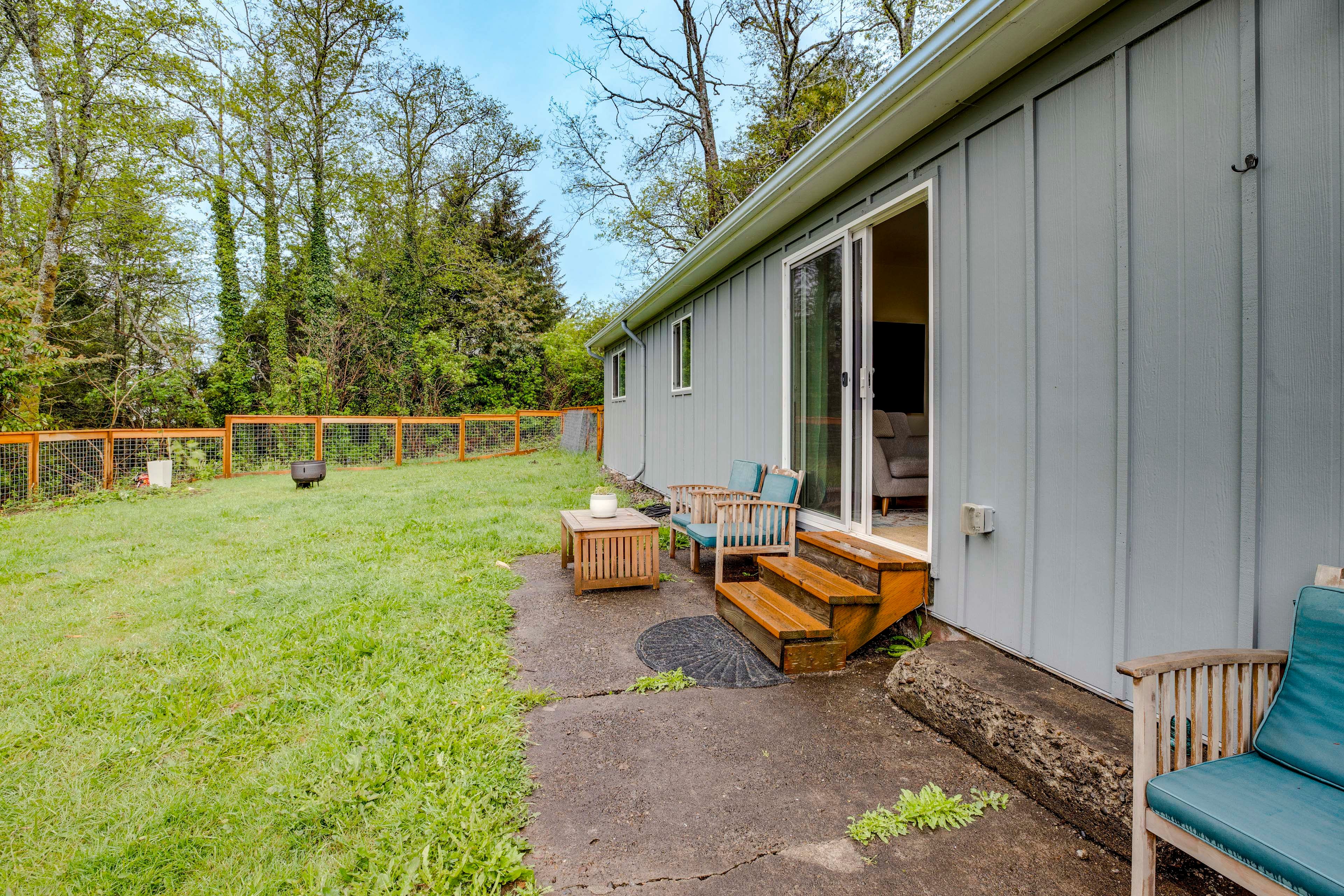 Patio | Fenced-In Backyard