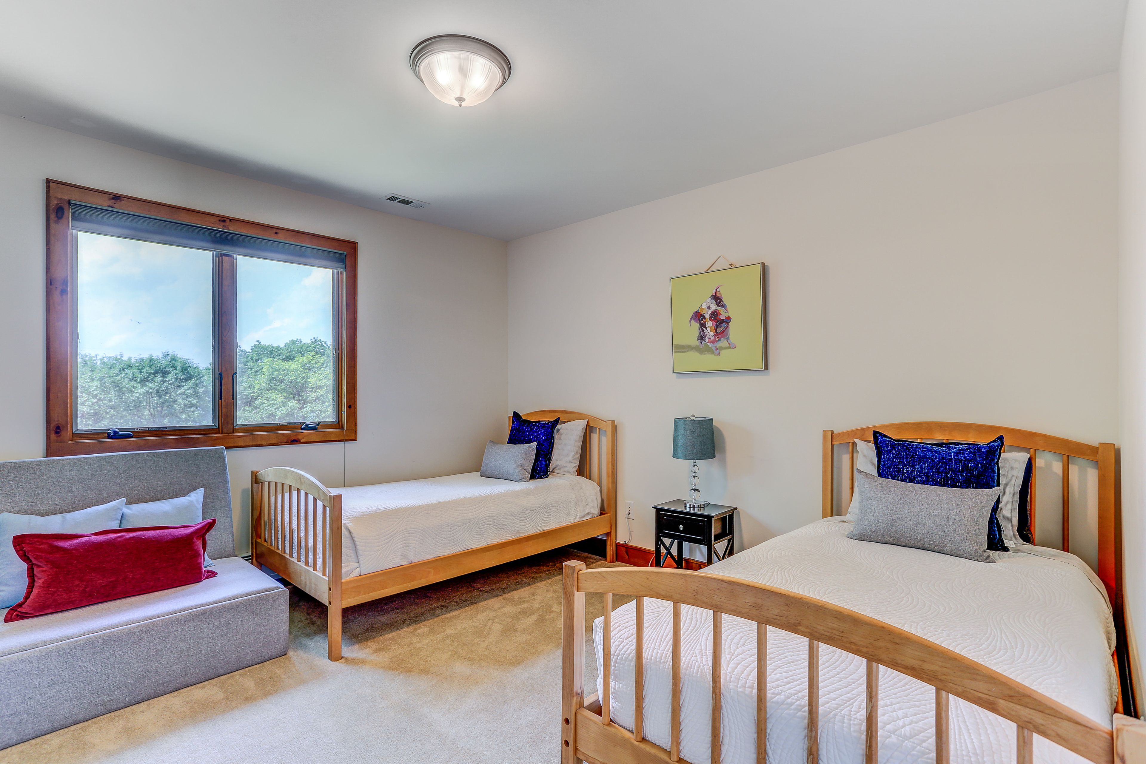 Bedroom 3 | Main Level | 2 Twin Beds | Twin Couch Bed | Great for Kids