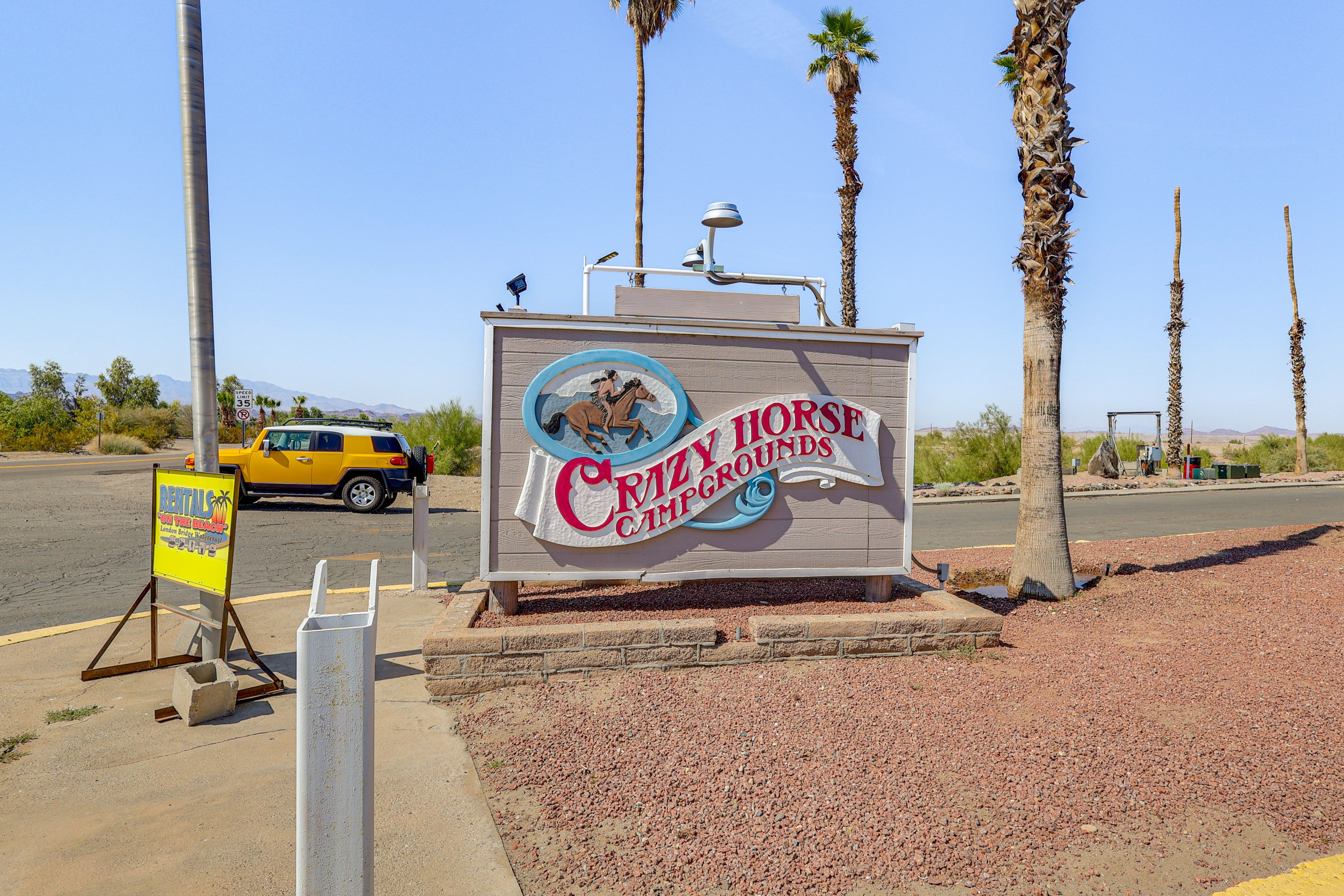 Located in Crazy Horse Campgrounds