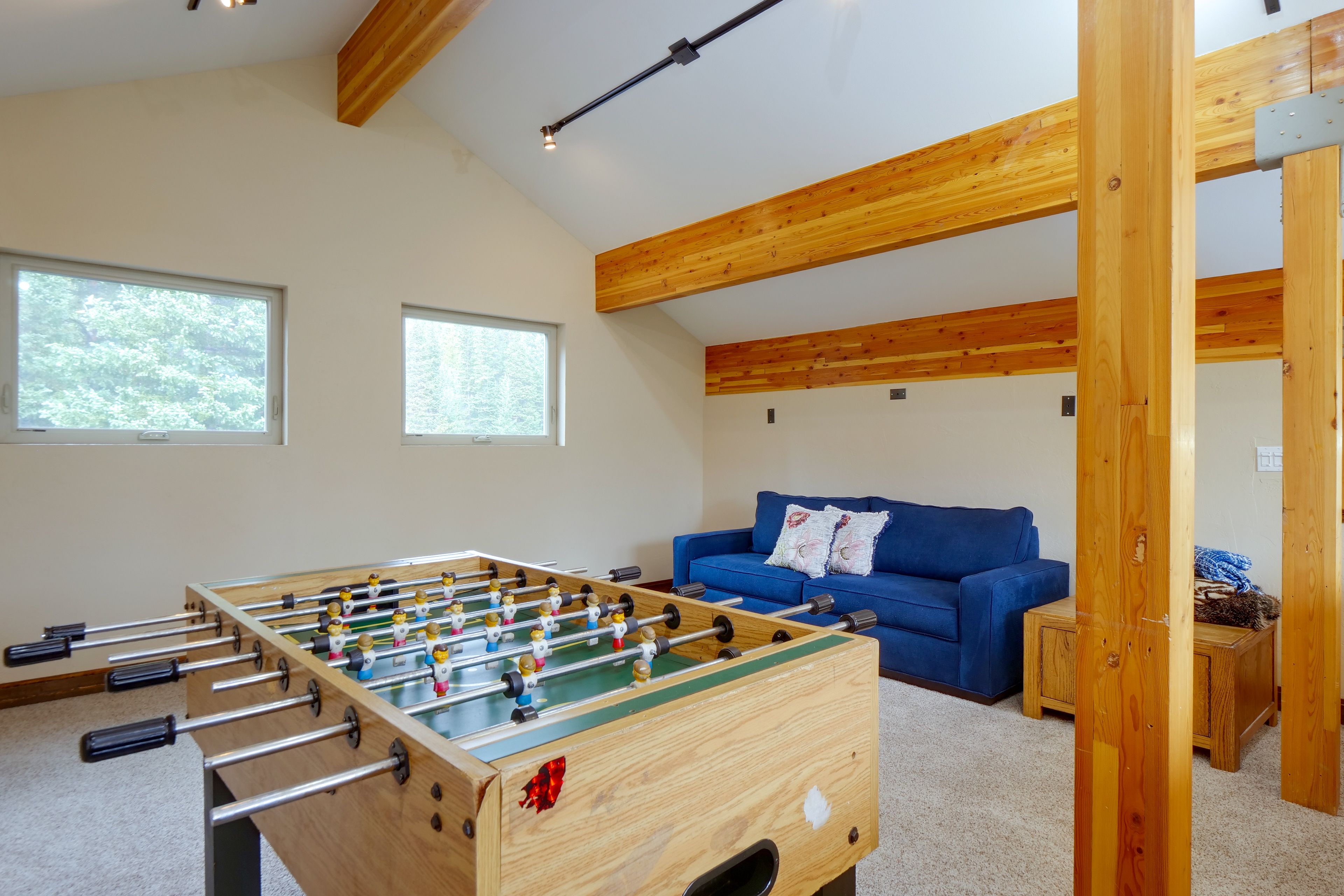 Loft | Sleeper Sofa | Foosball Table