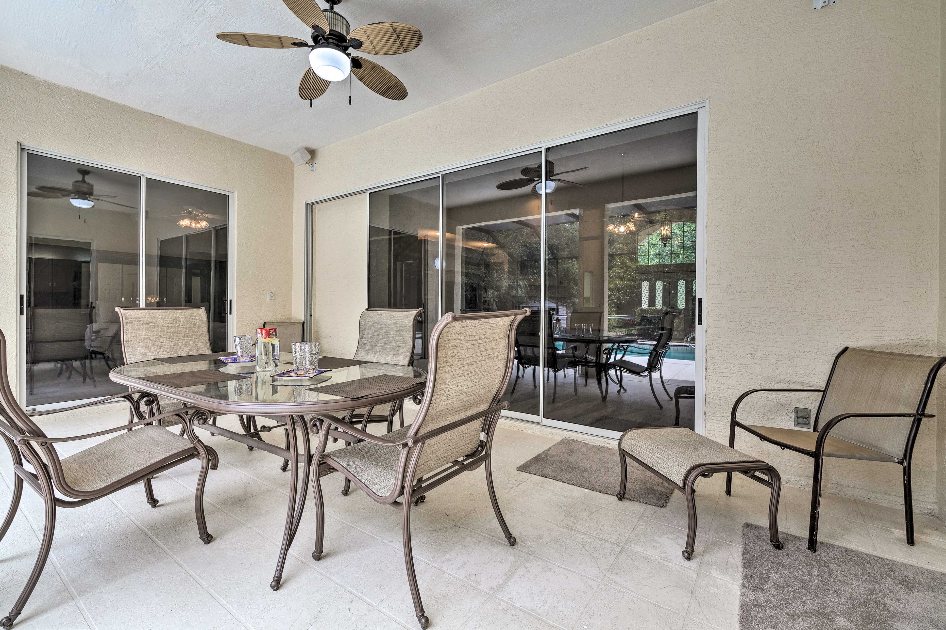 Patio | Outdoor Dining Area | Gas Grill
