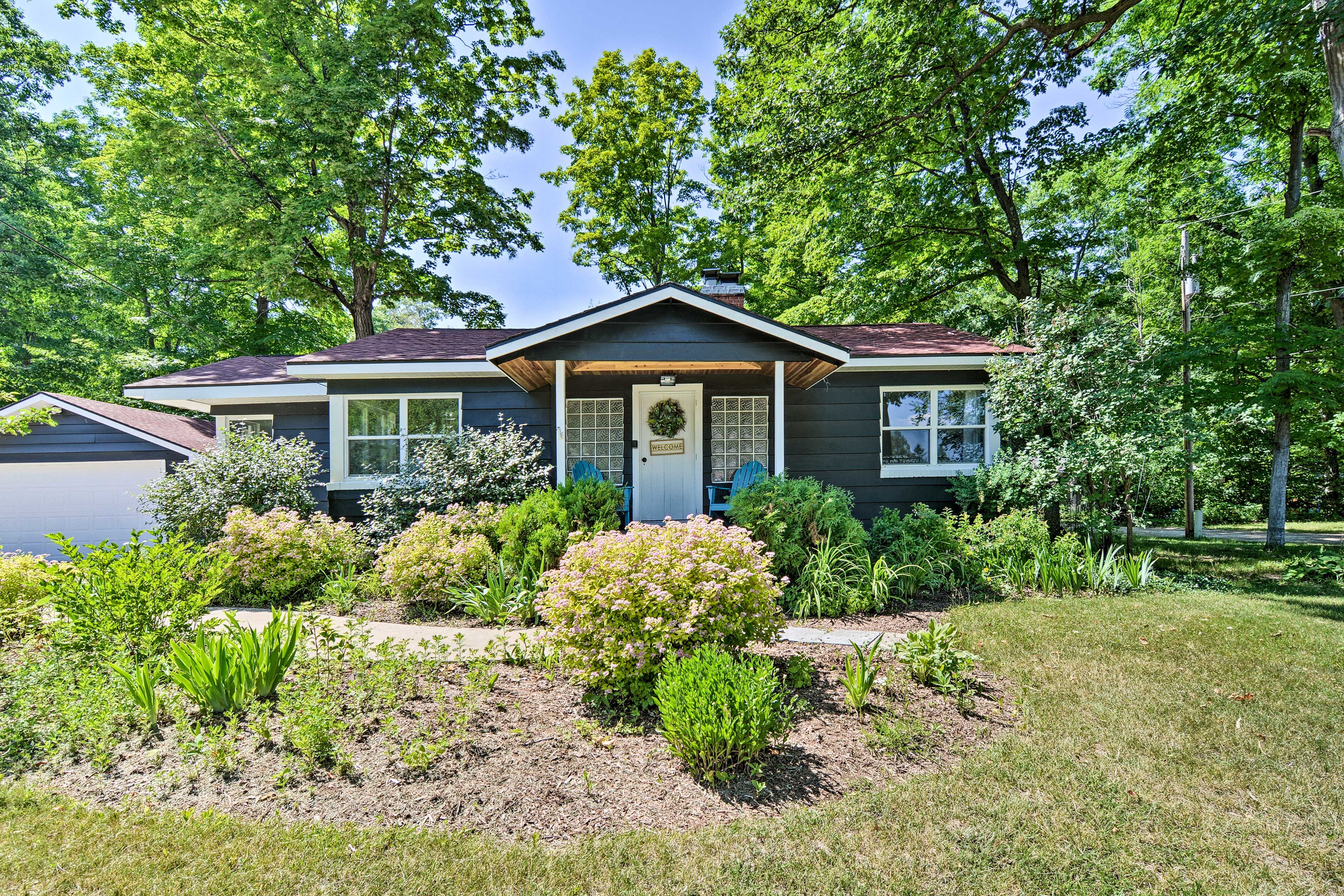 Enjoy a peaceful getaway to this Elk Rapids home!