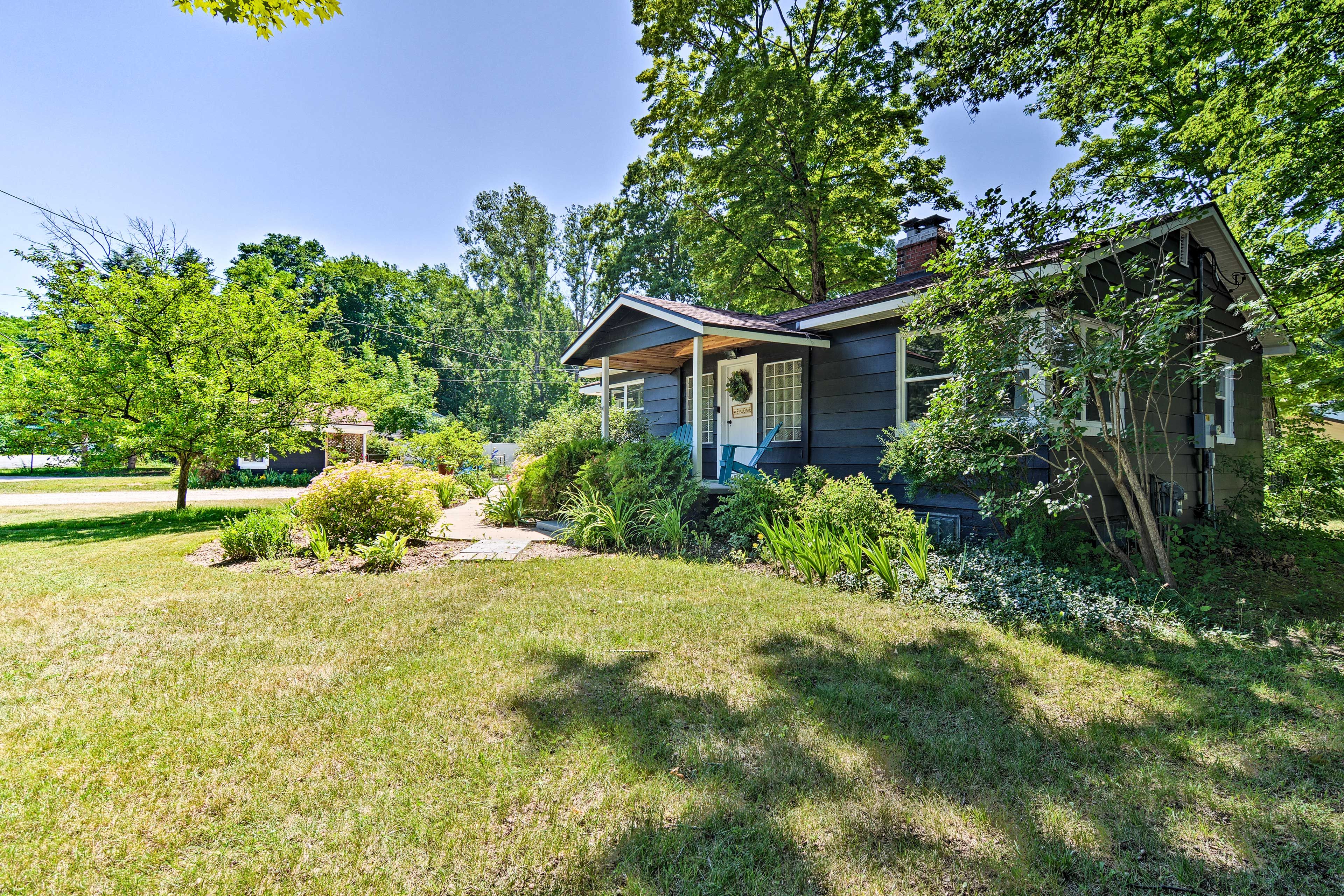 You'll be just a short walk from the shores of Elk Lake!