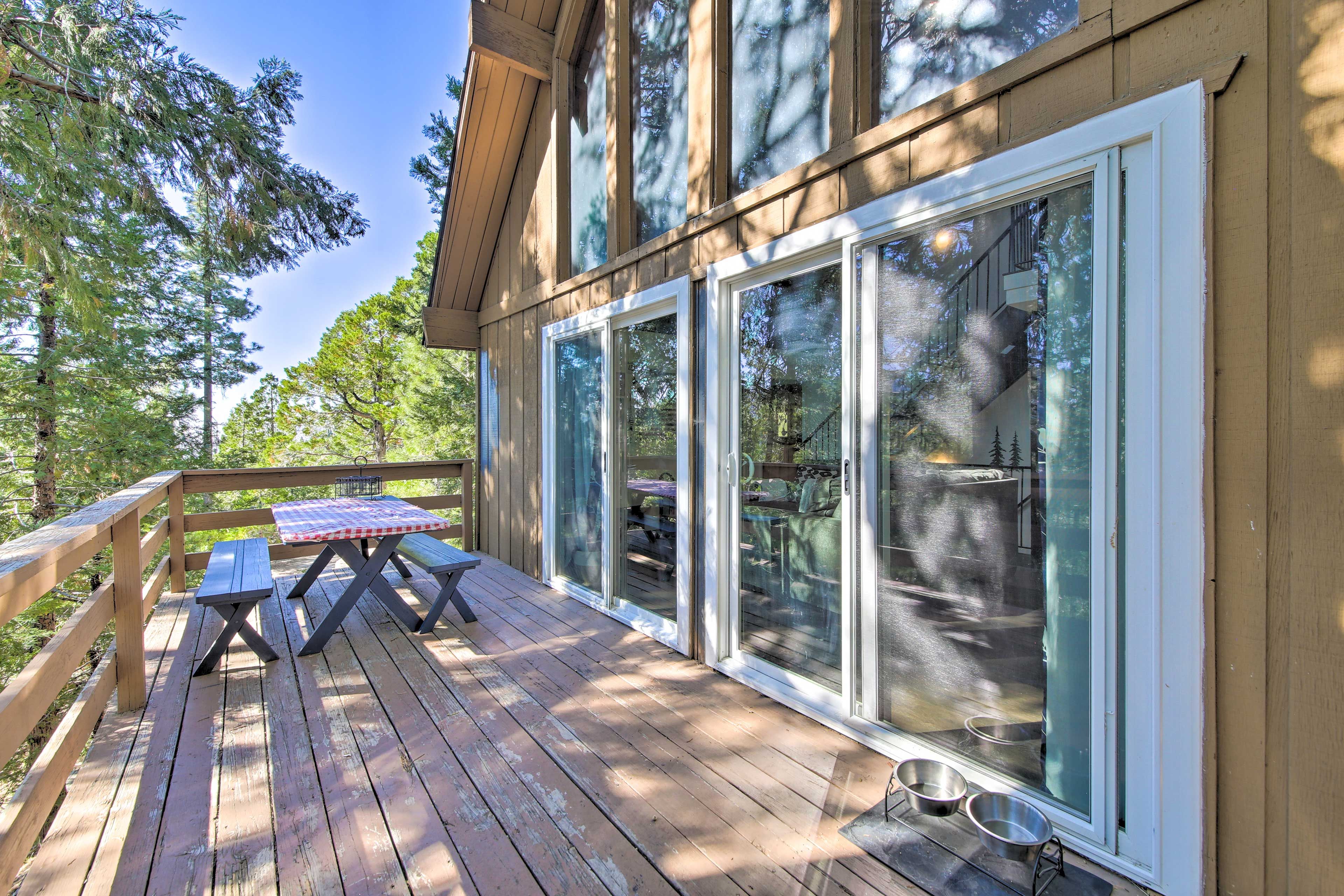 Prepare a home-cooked meal to enjoy alfresco.