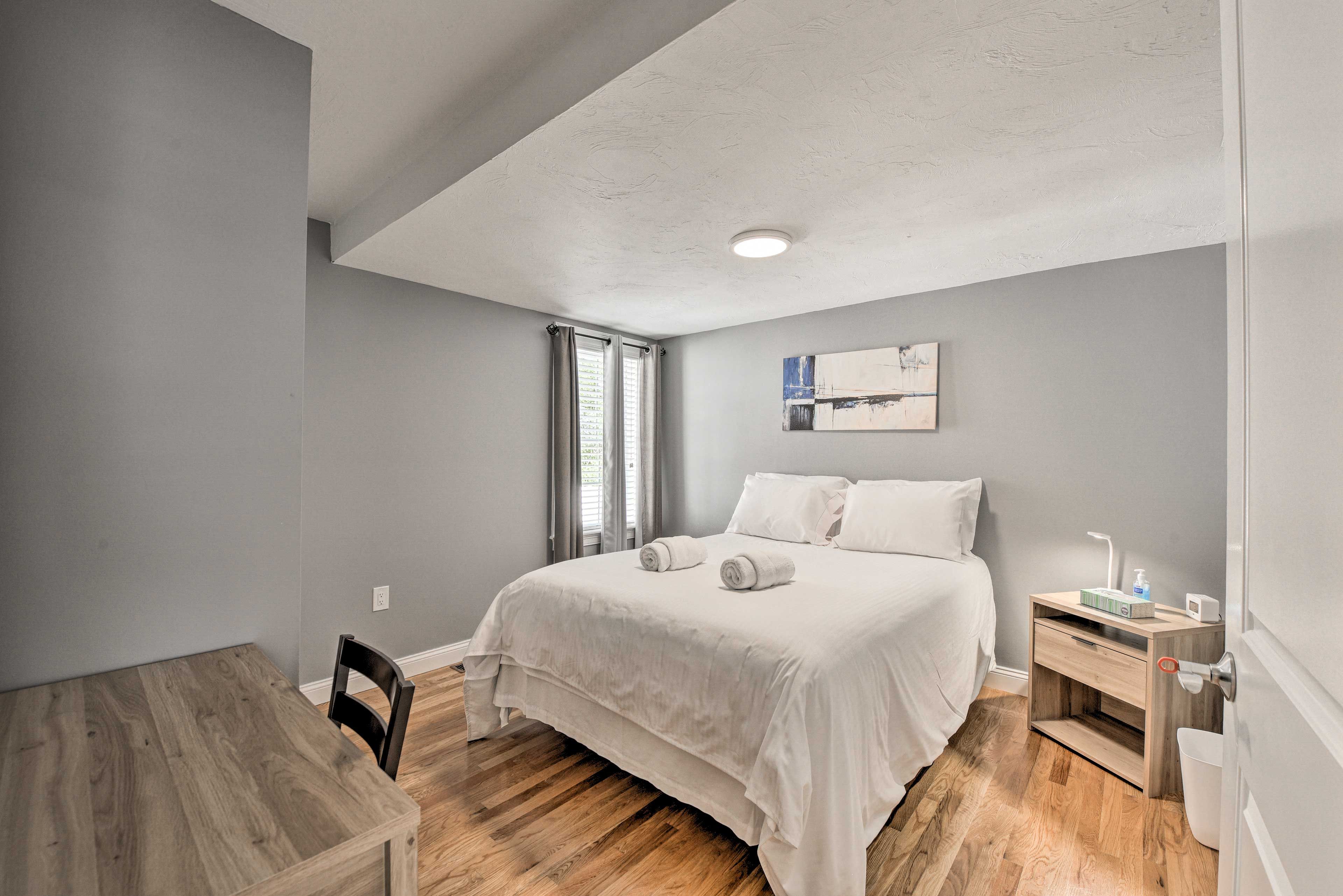 The third bedroom also comes with a queen bed!