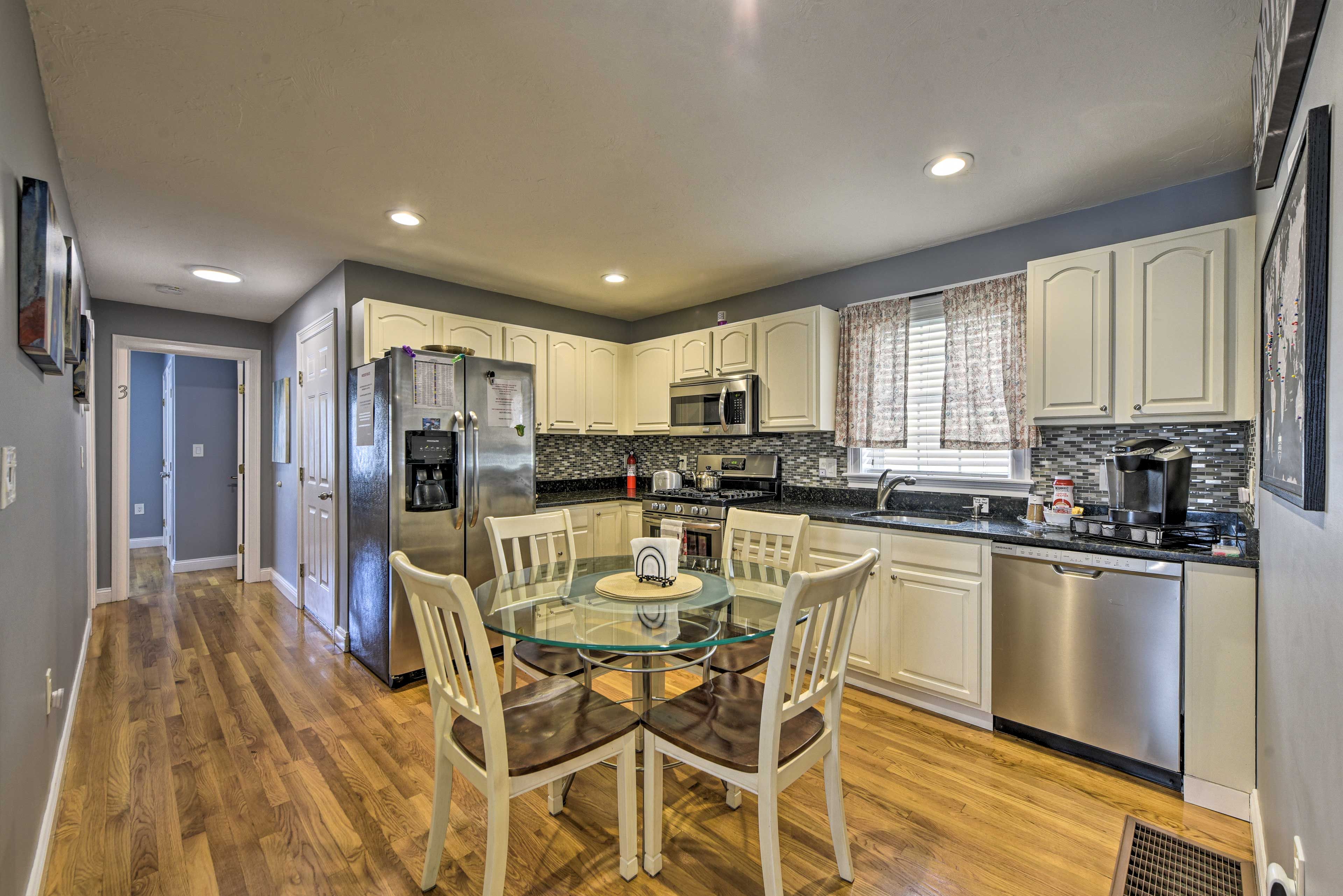 Whip up that famous home recipe while on vacation in Massachusetts!