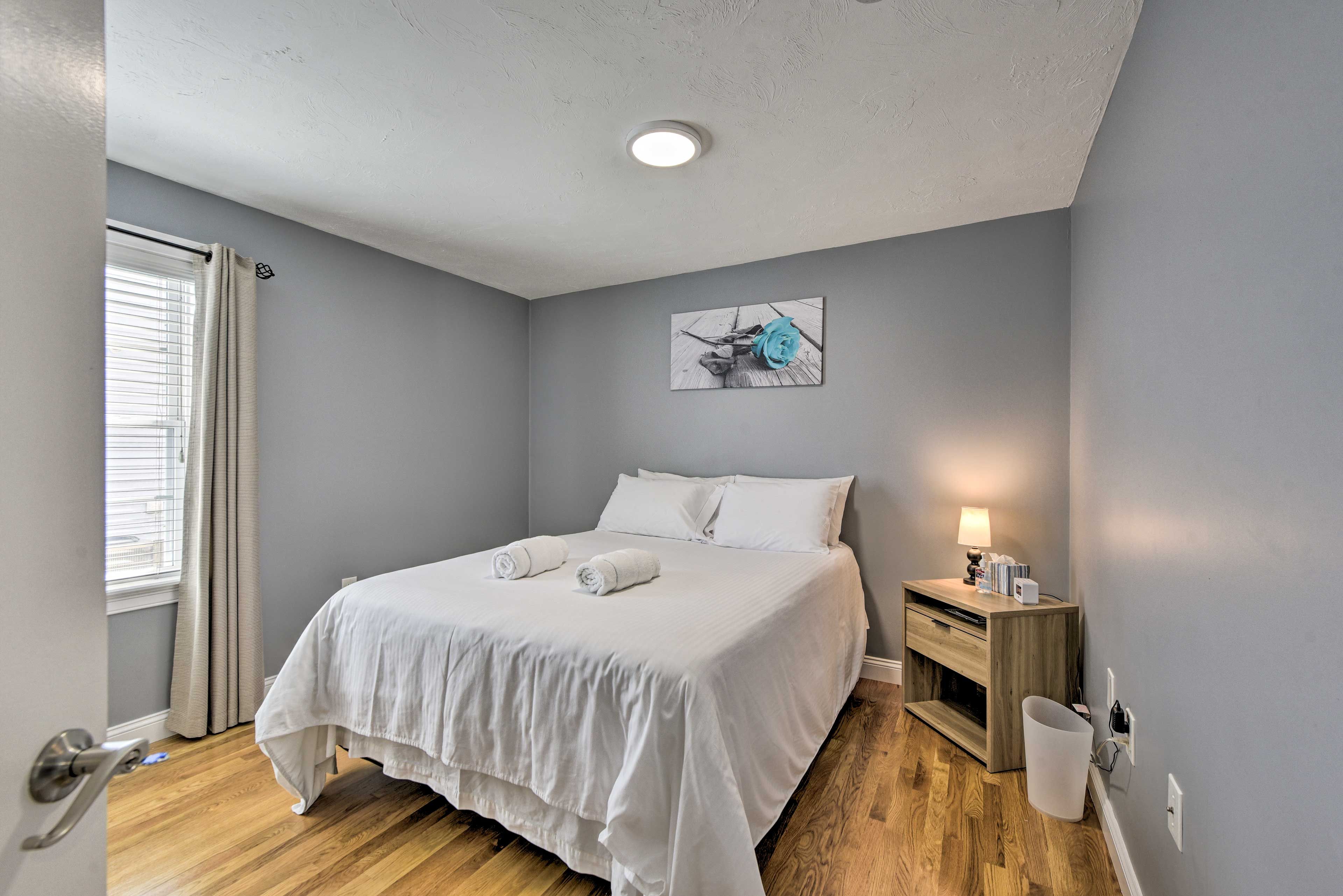 Fresh towels are provided for your stay.