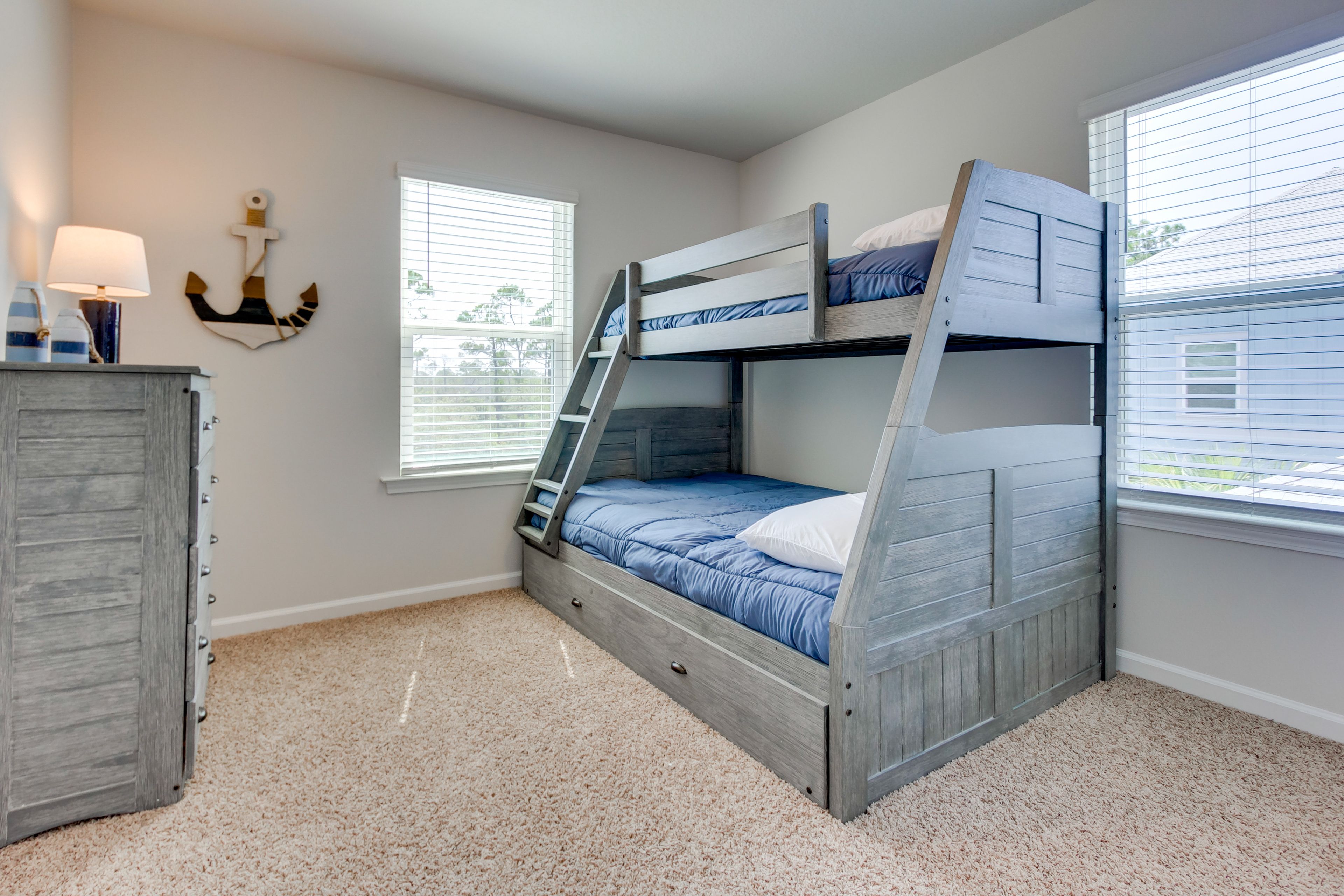 Bedroom 3 | Twin/Full Bunk Bed | Twin Trundle Bed