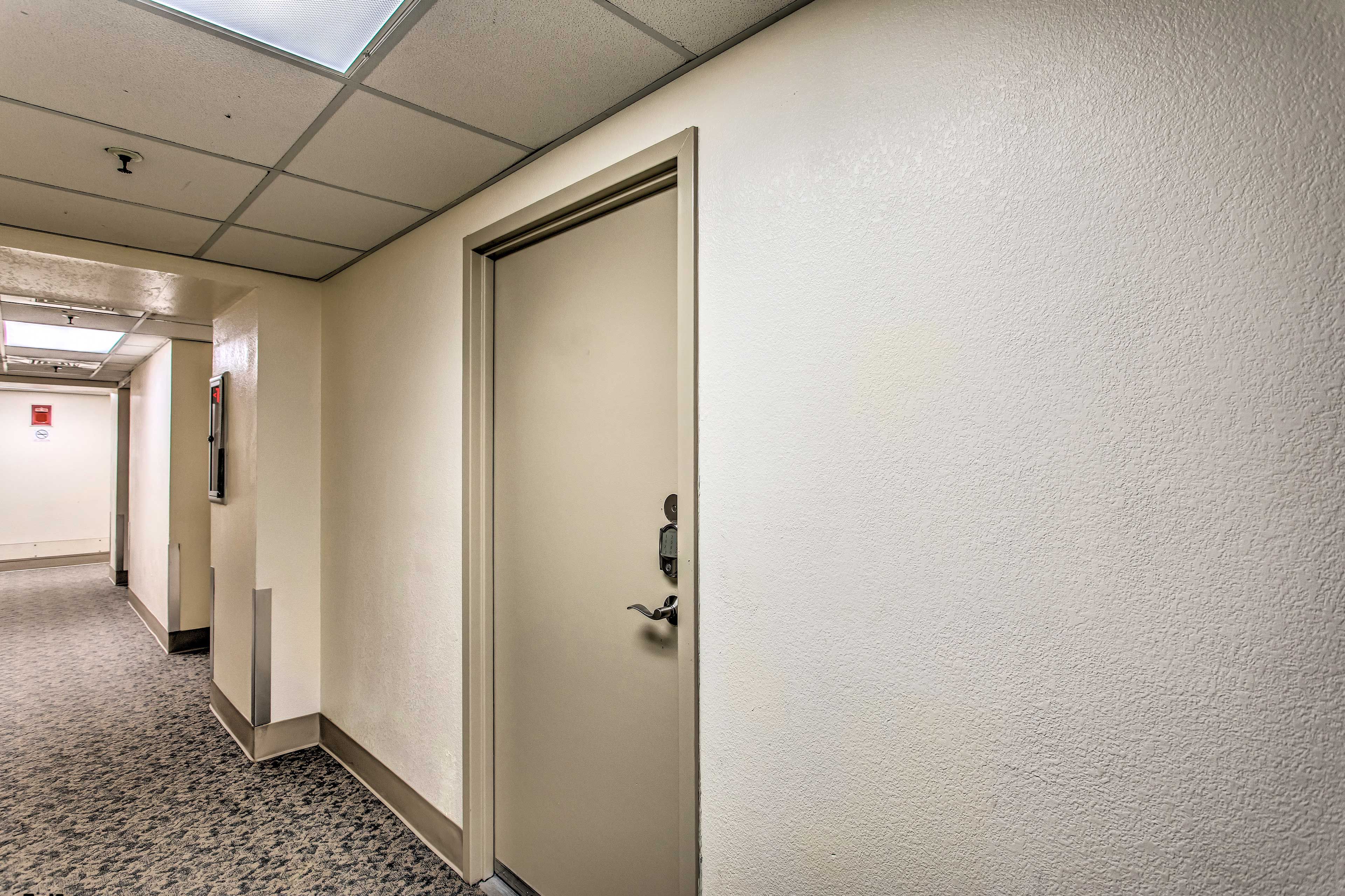 The condo is located on the 11th floor and offers elevator access.