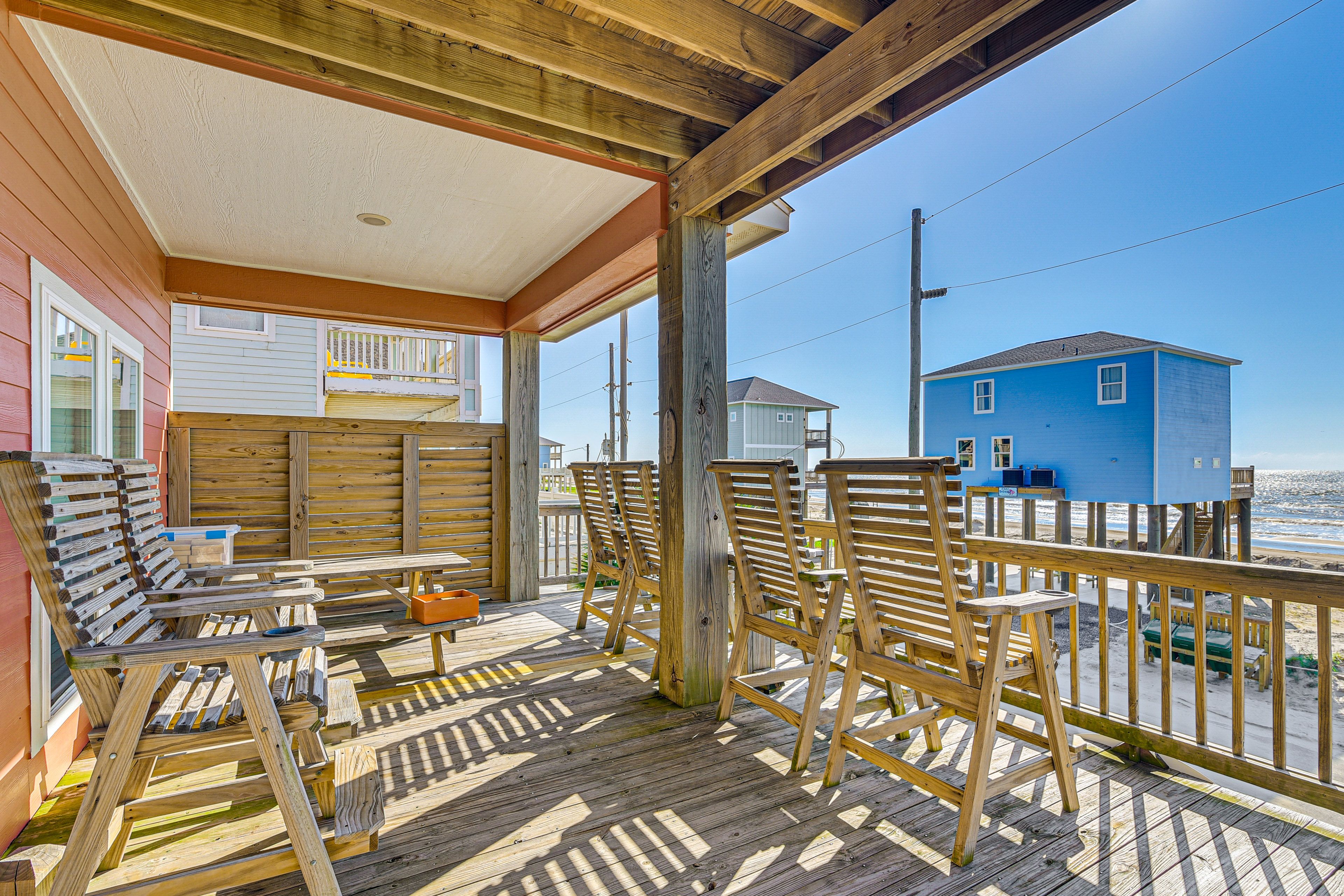 Private Deck | Beach View | Beach Chairs | Outdoor Dining