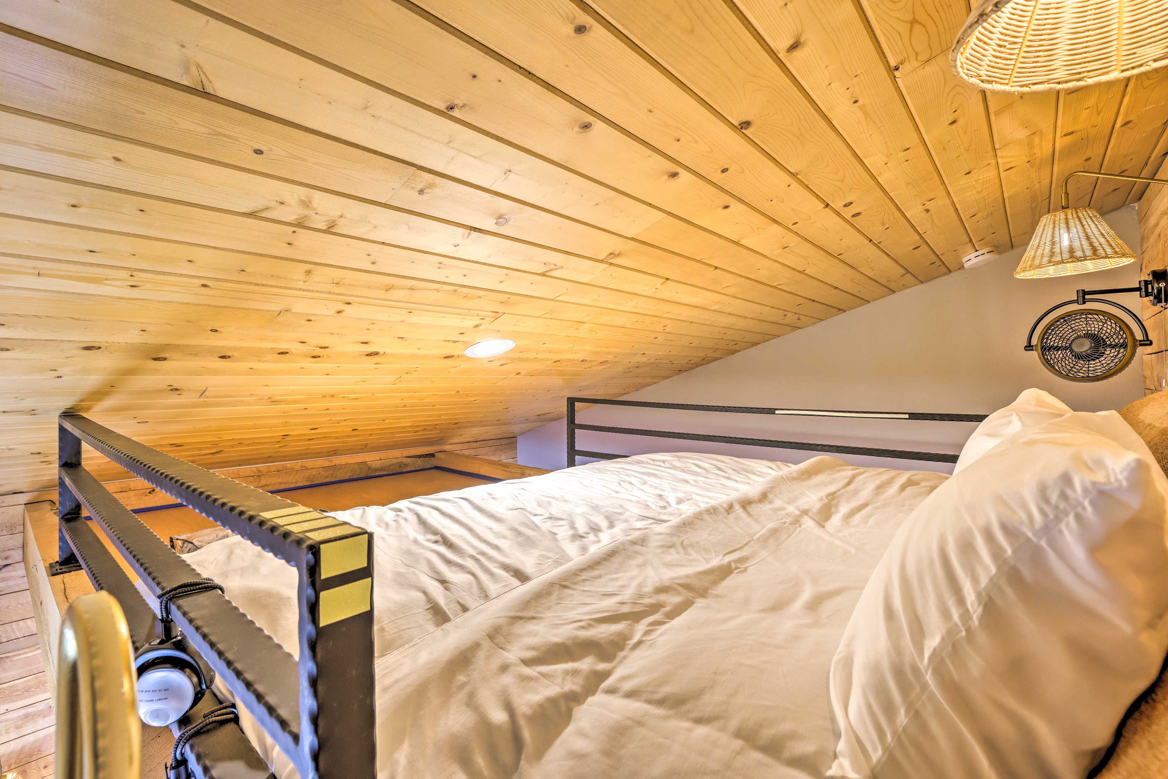Loft Attached to Bedroom 2 | King Mattress