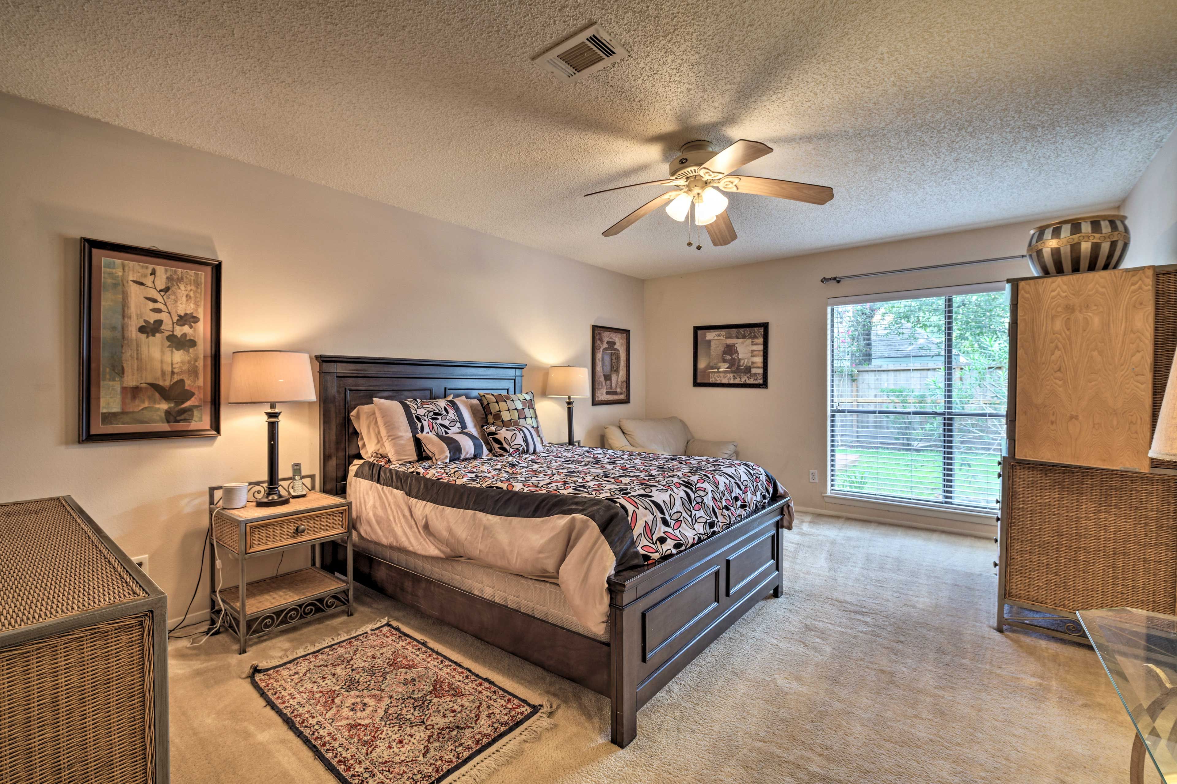 With 3 bedrooms to choose from, there's plenty of space for everyone.