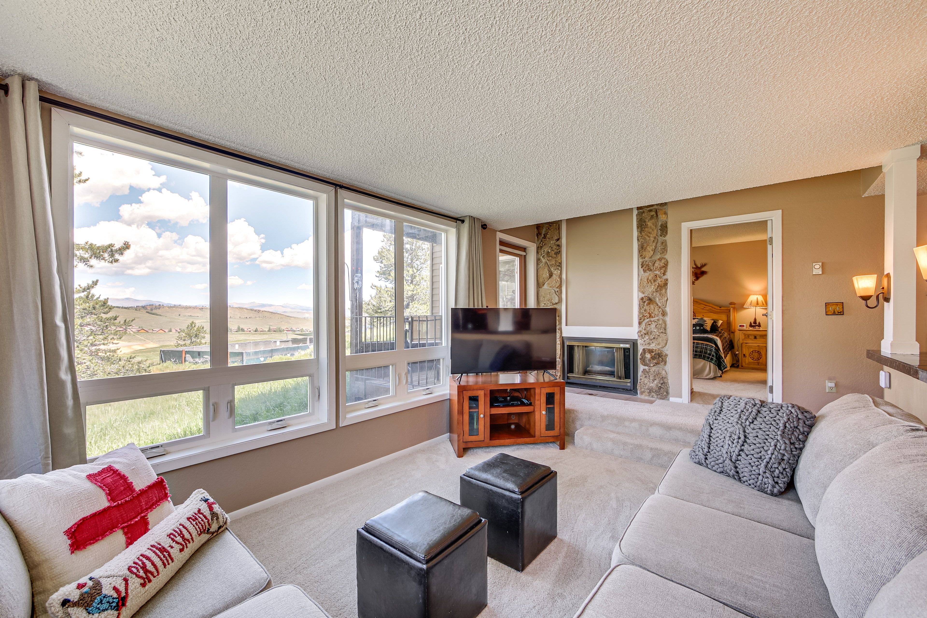 Granby Vacation Rental | 2BR | 2BA | Stairs Required | 979 Sq Ft