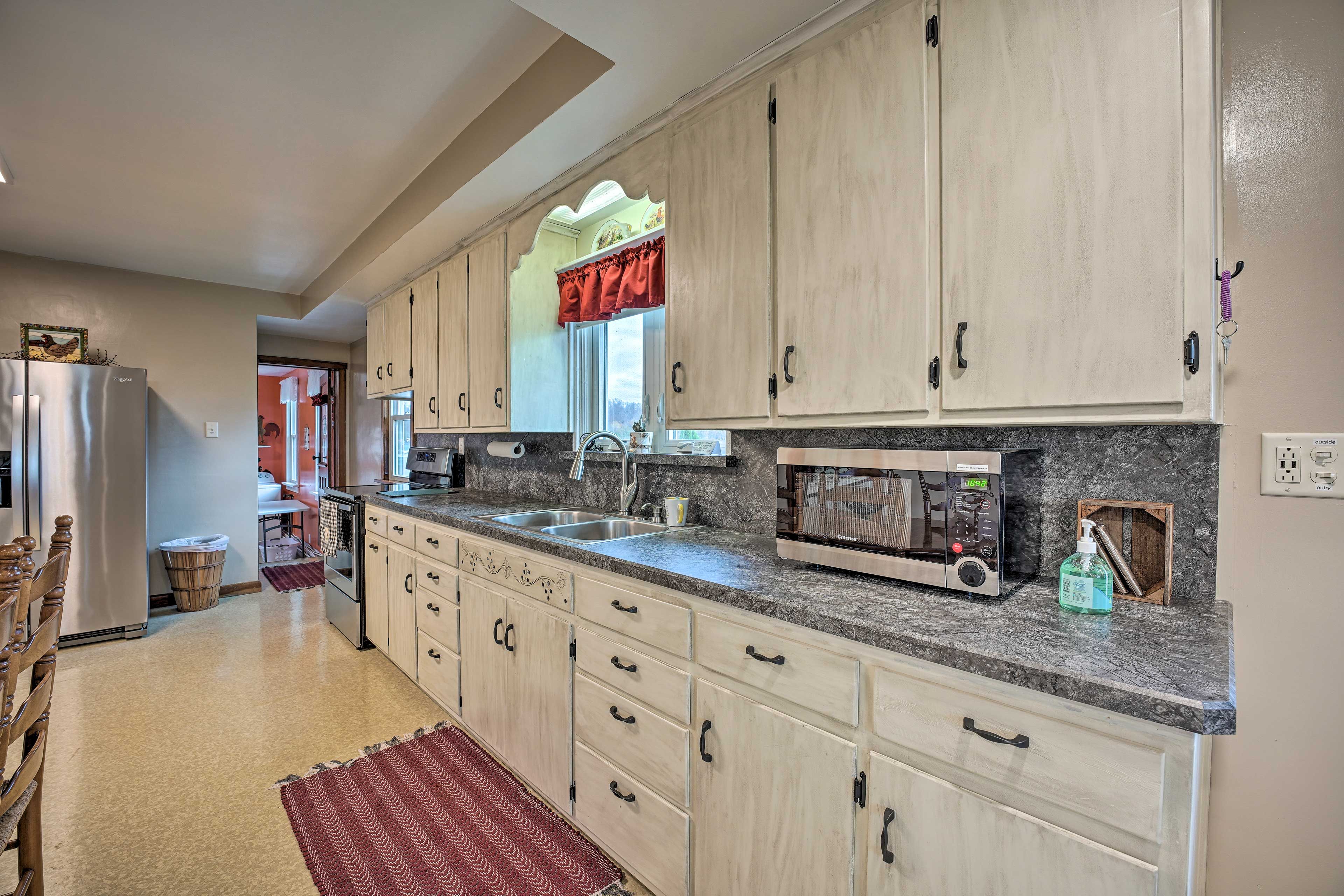 Well-Equipped Kitchen