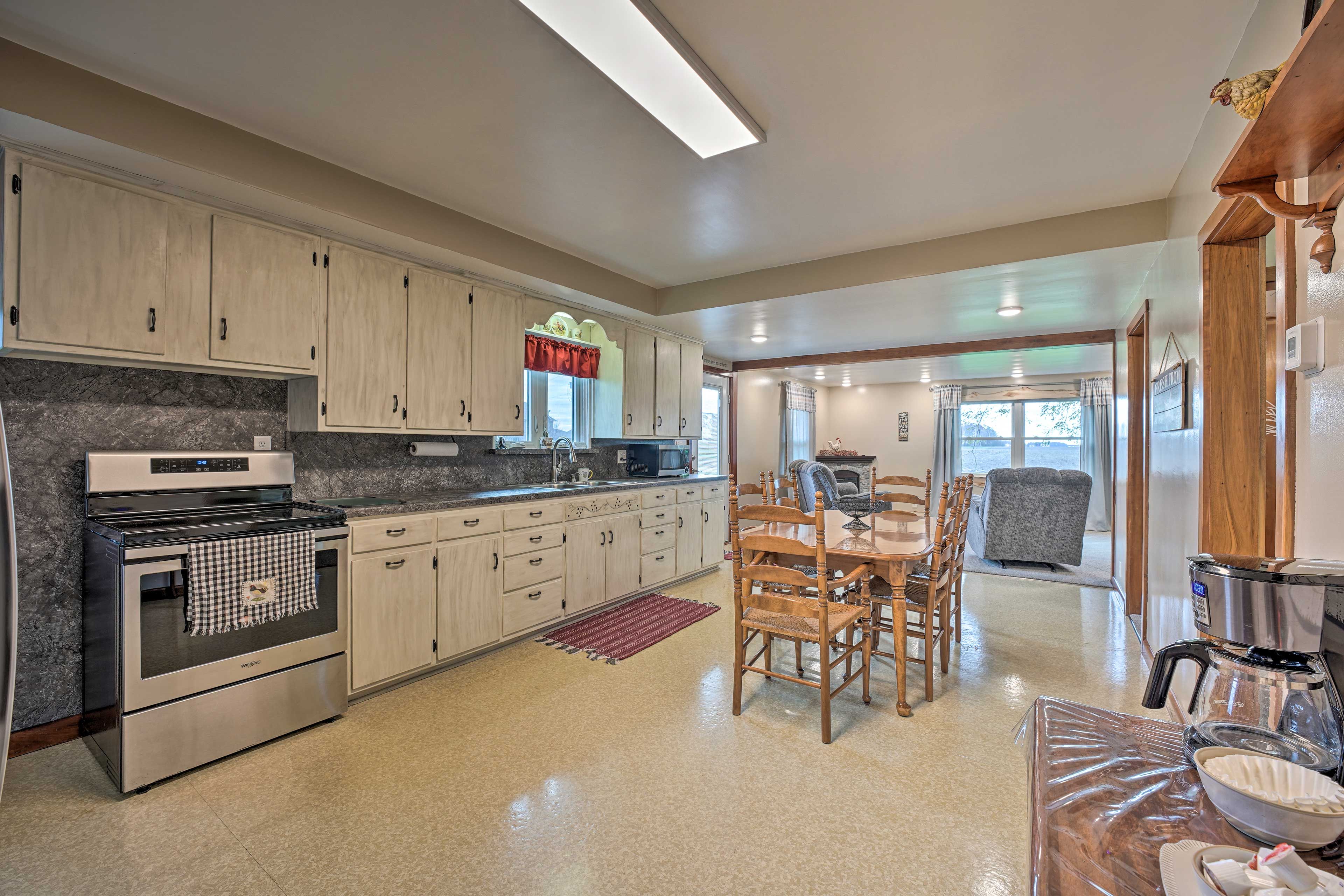 Well-Equipped Kitchen