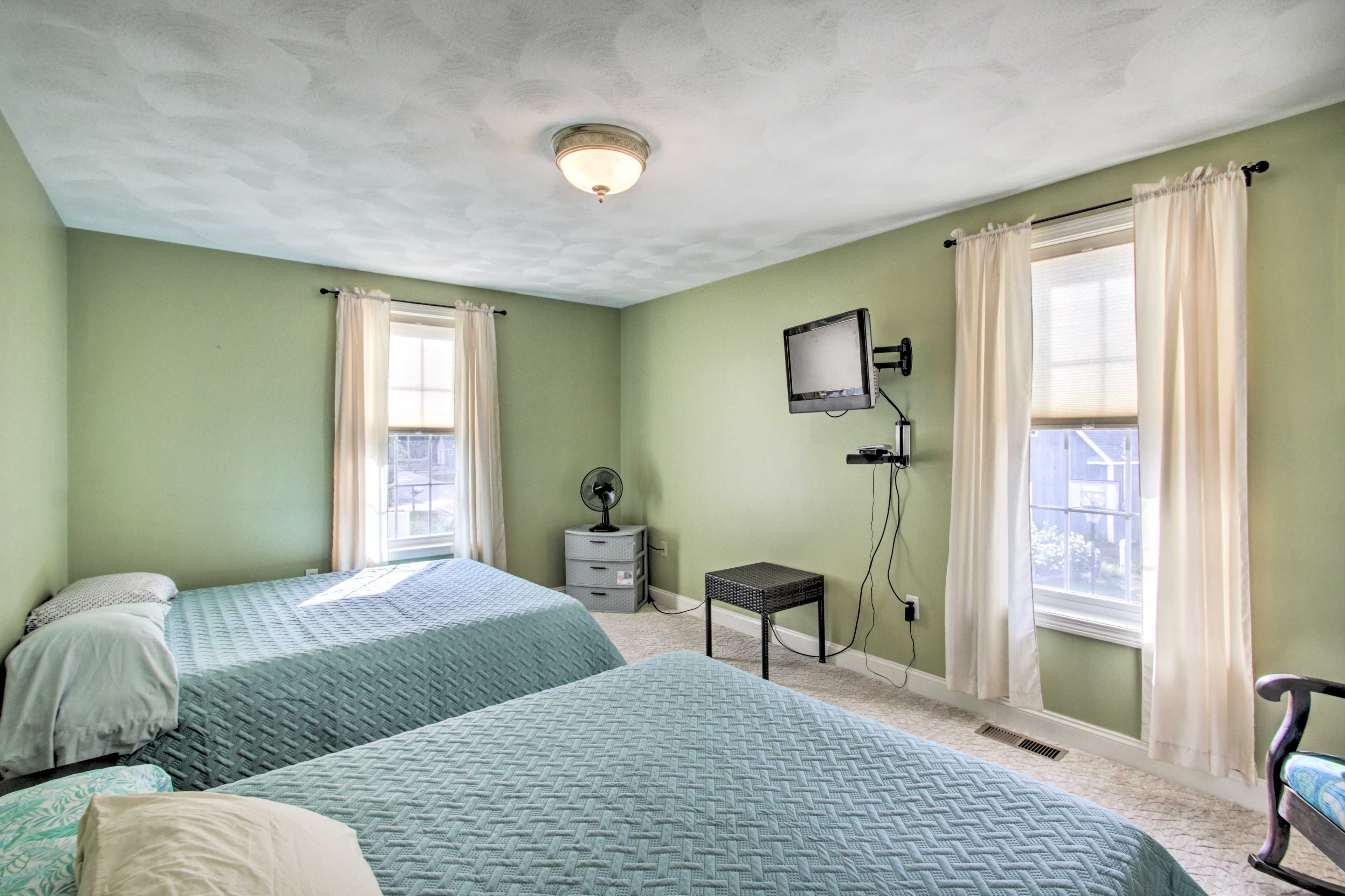 Bedroom 1 | 2 Queen Beds | Linens Provided