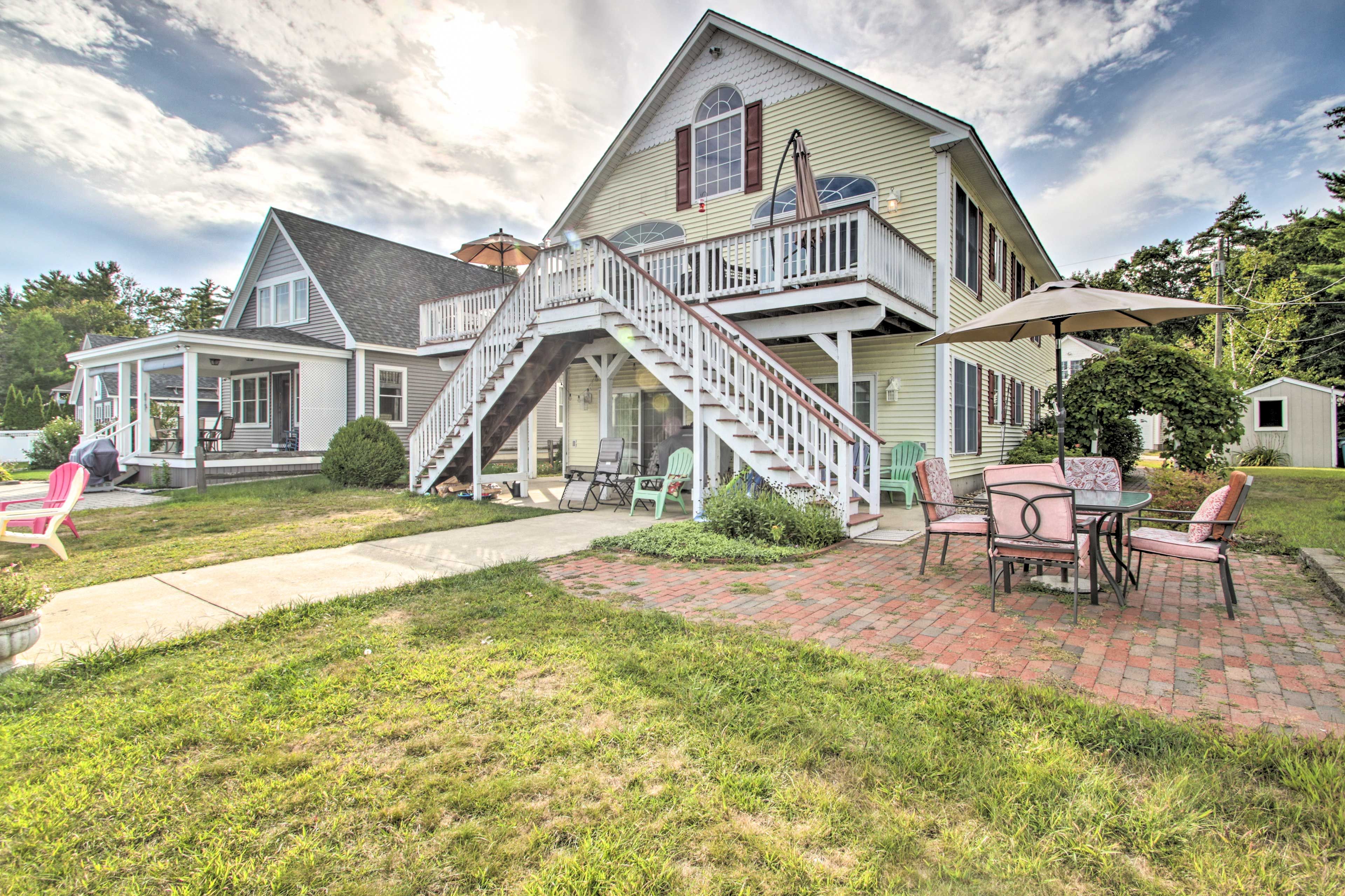 Exterior | Backyard | Direct Water Access | Built-In Fire Pit