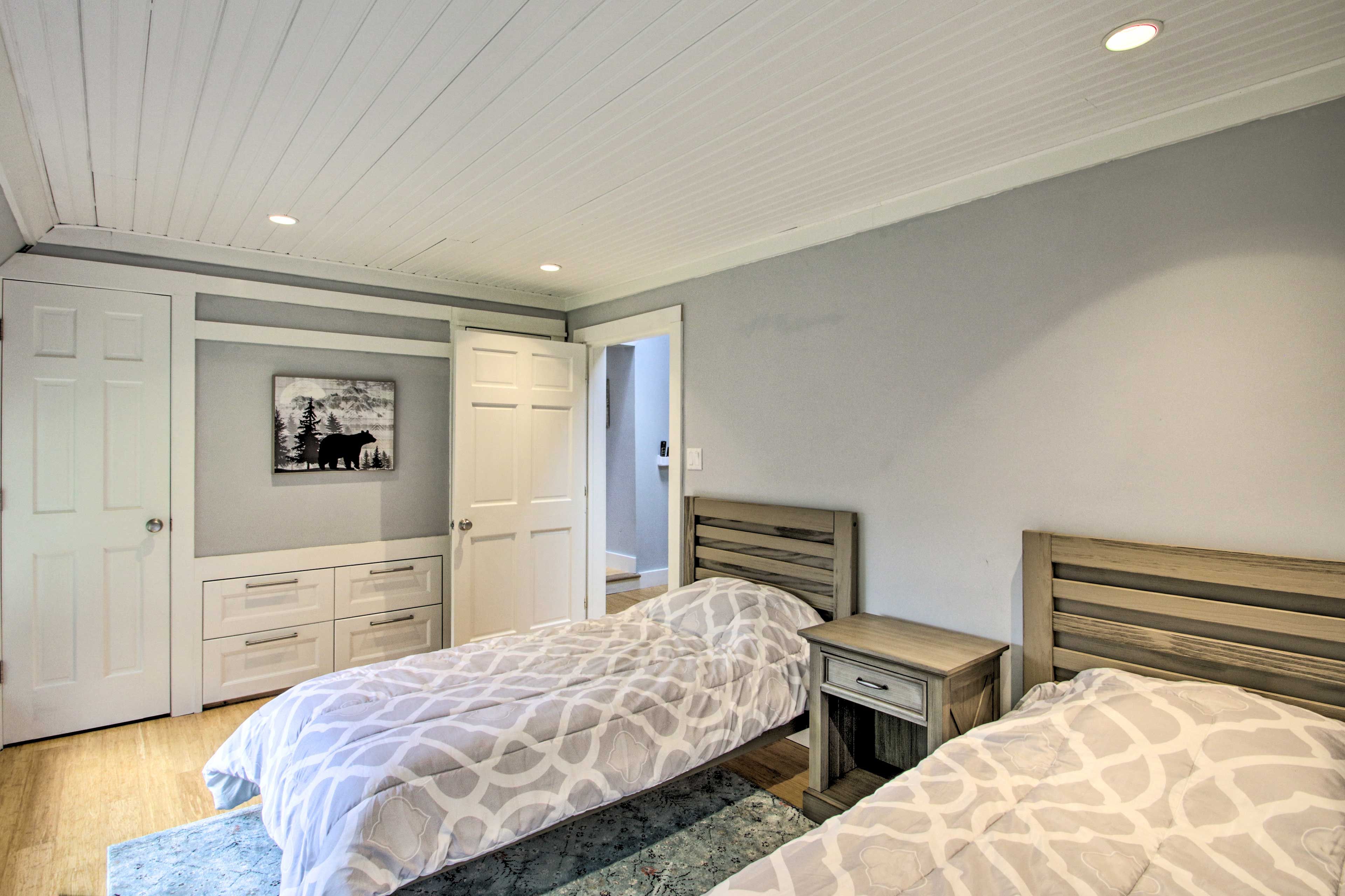 Bedroom 3 | 2 Twin Beds | Central Heating
