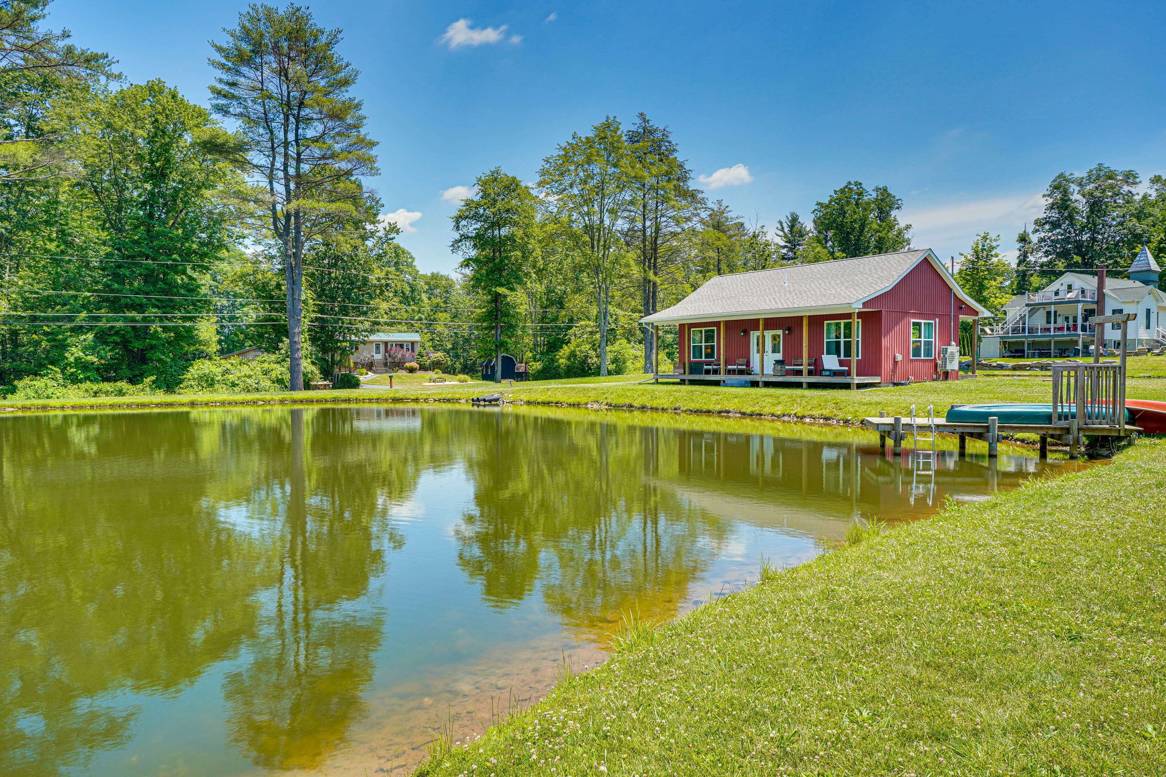 Pond Access | Dock | Canoe | Kayak | Rowboat
