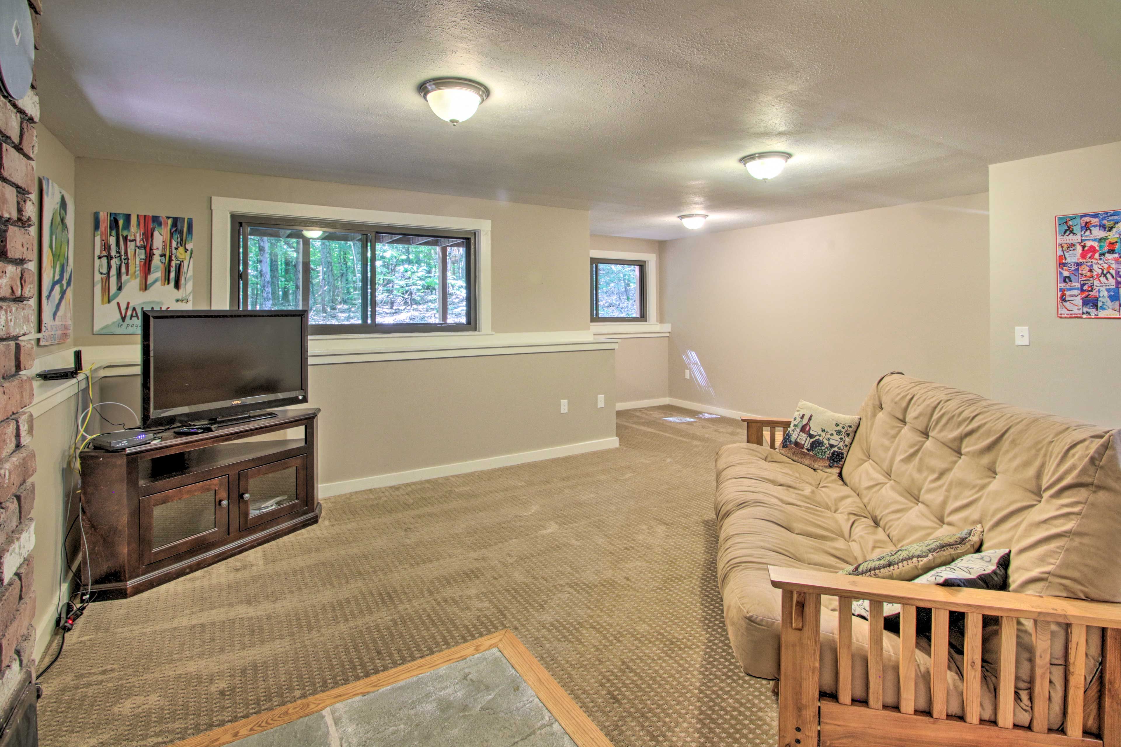 Enjoy quiet movie nights in.
