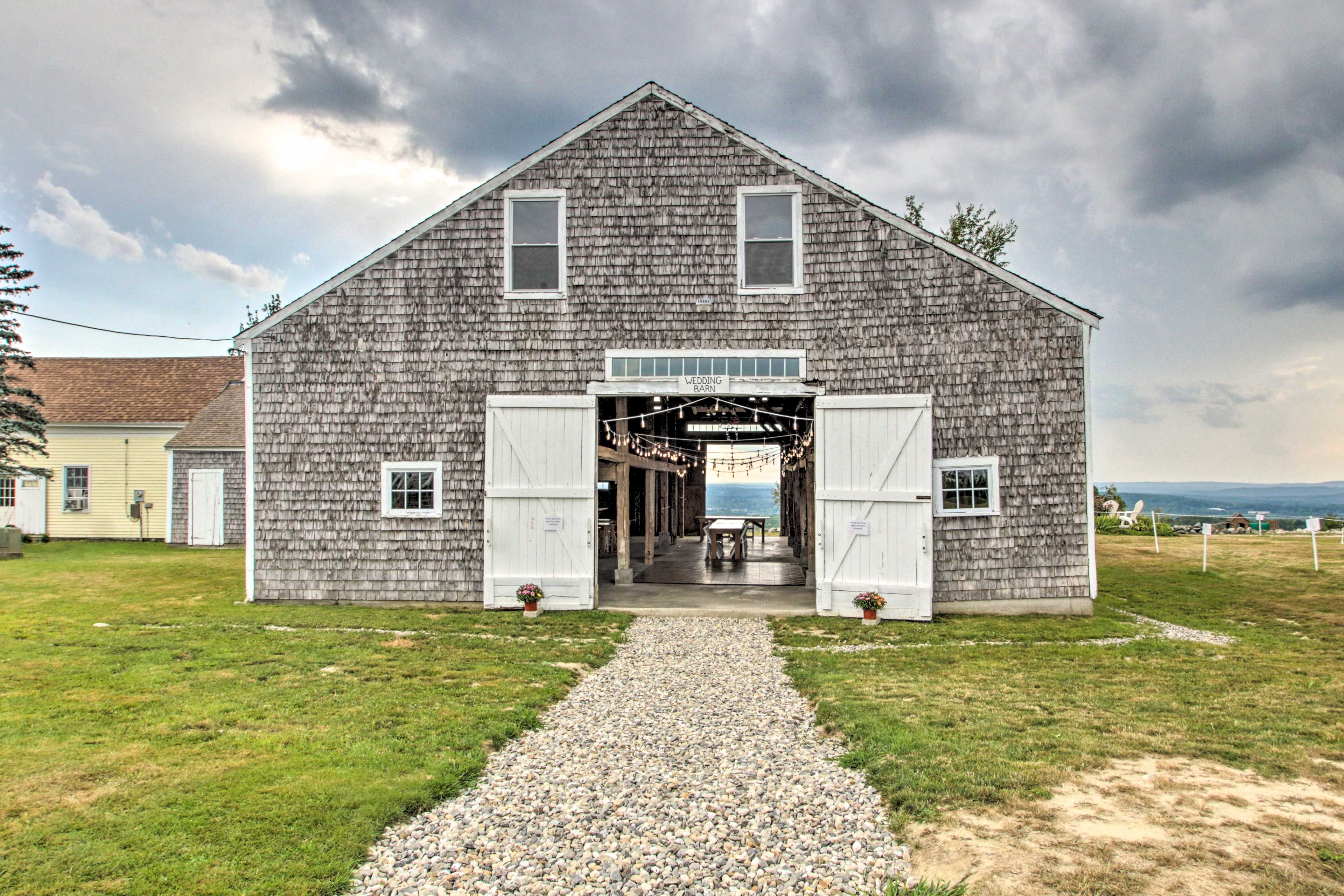 Welcome to the wedding barn!