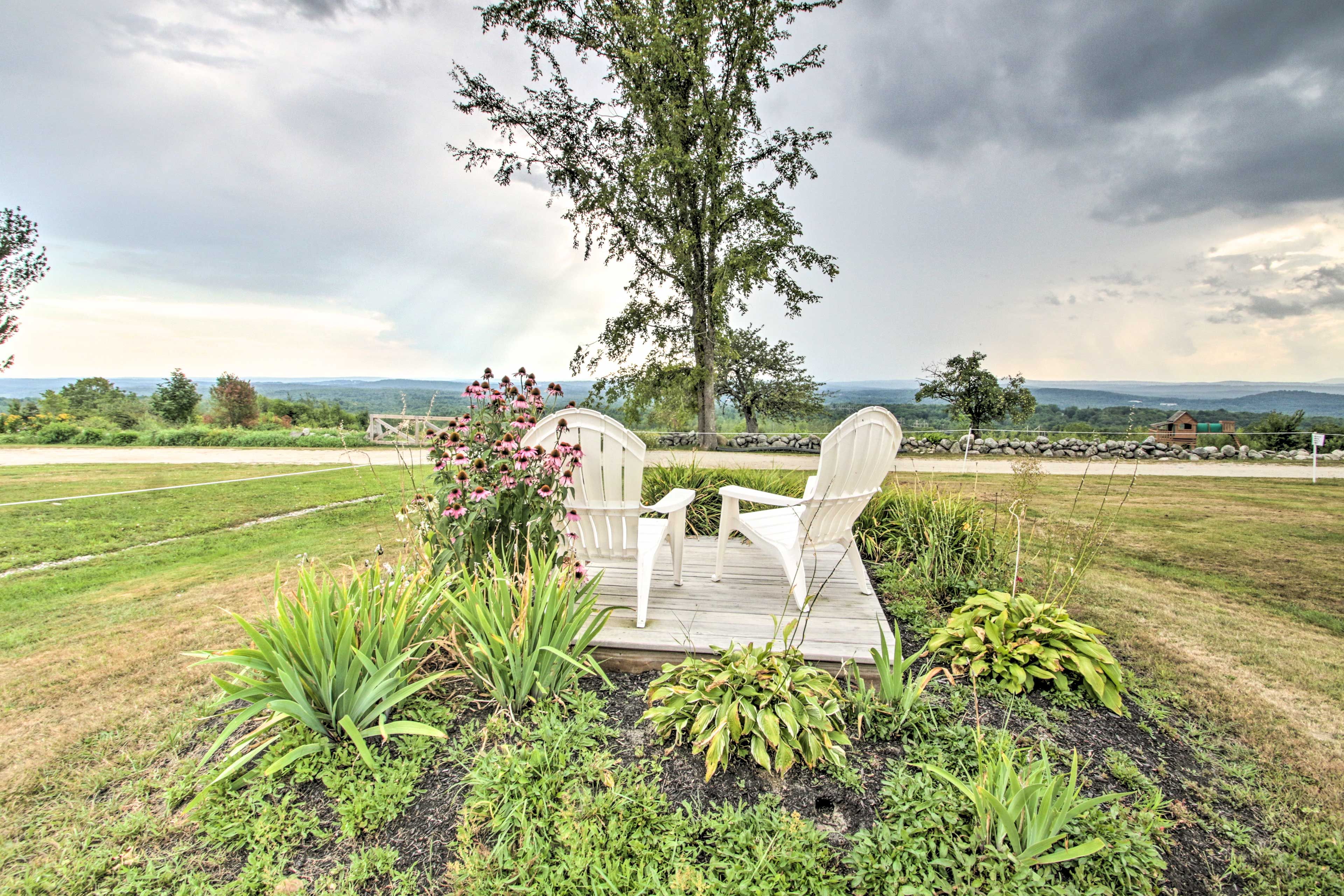 Stare out over the sweeping views in every direction.